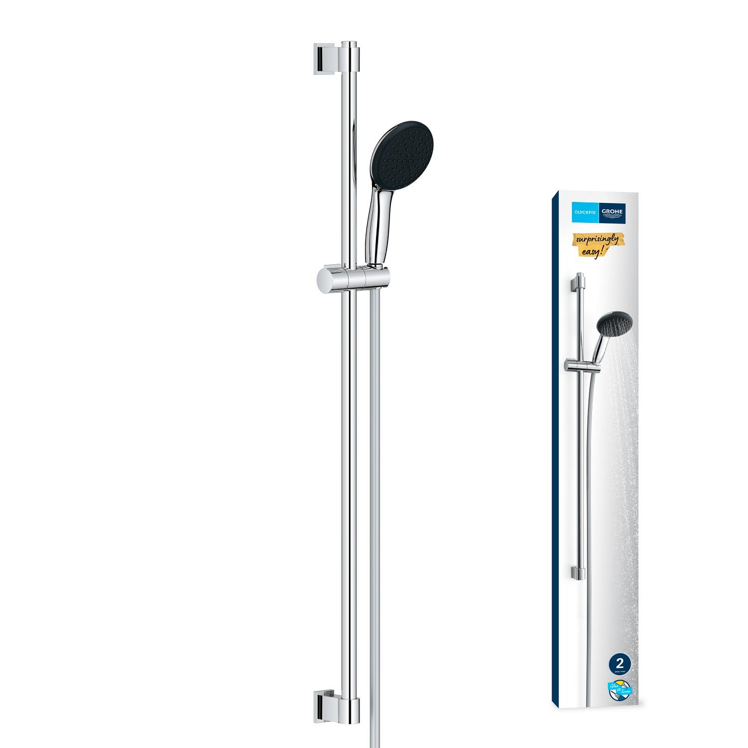 Coloana de dus Grohe 26955001, dus Vitalio Start 110, montaj aparent, numar functii para dus 2, crom [18]
