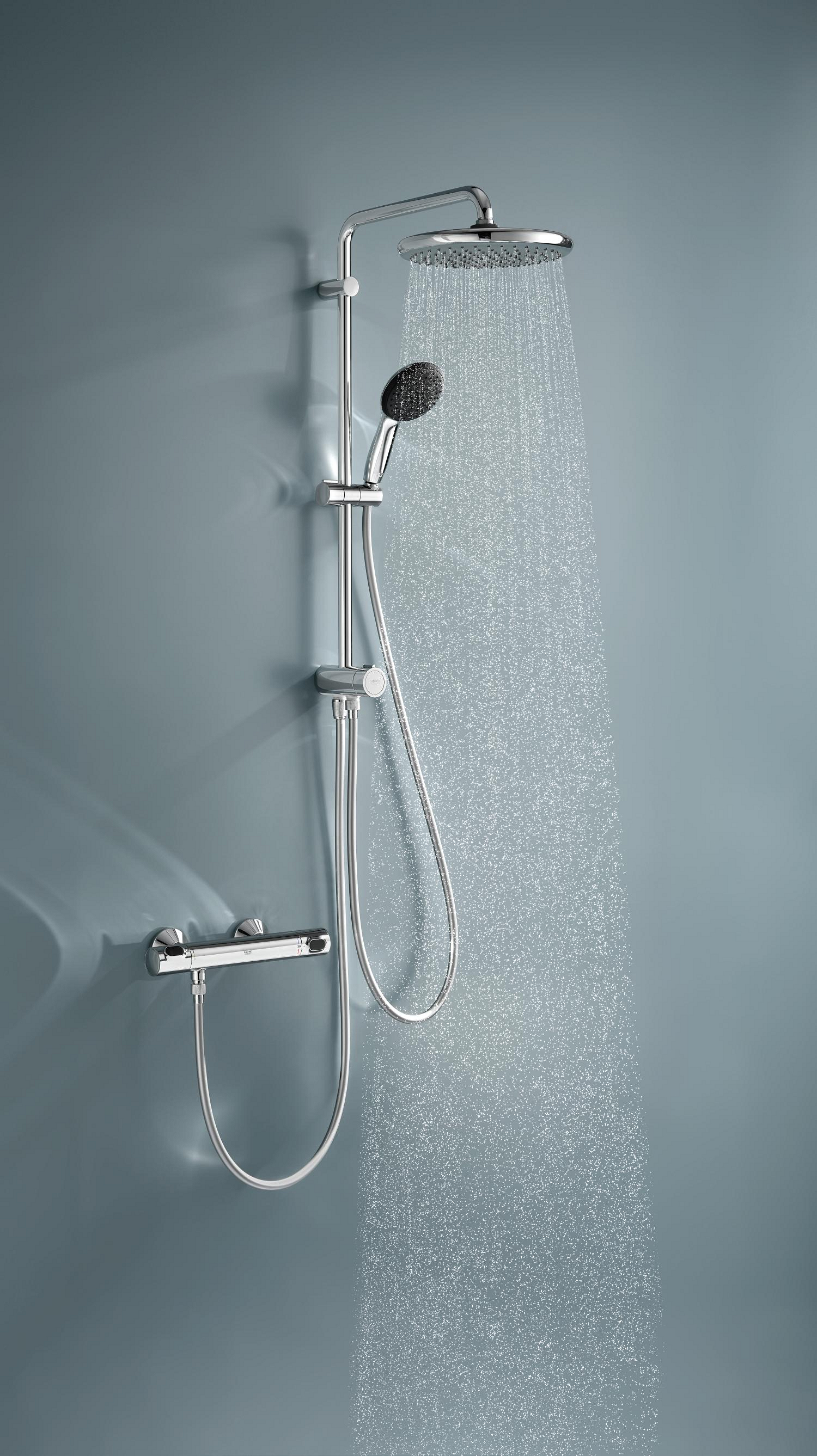 Coloana de dus Grohe 26680001, dus Vitalio Start 250, montaj aparent, numar functii para dus 2, crom [1]