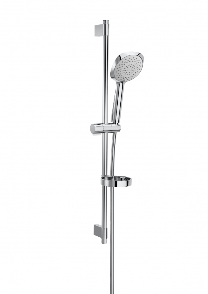 Baie - Coloana de dus Roca A5B9408C00, dus Sensum Square, montaj aparent, numar functii para dus 2, lungime furtun m 1.7, crom