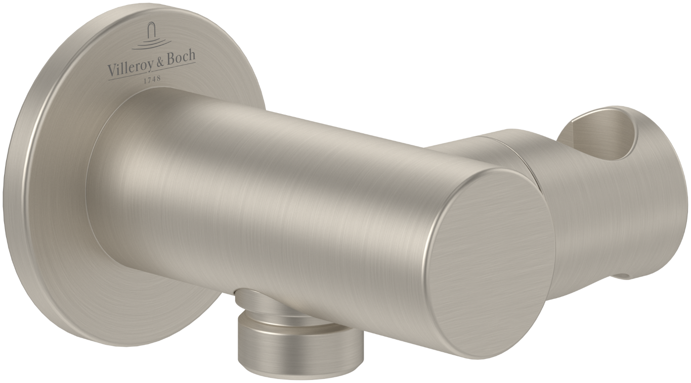 Baie - Cot de iesire dus Villeroy&Boch Universal rotund cu suport para nichel periat