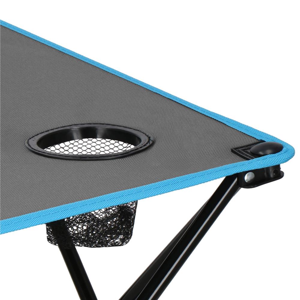 Set masa pliabila cu 2 scaune, structura metalica, husa transport, 47x47x45 cm, gri [13]