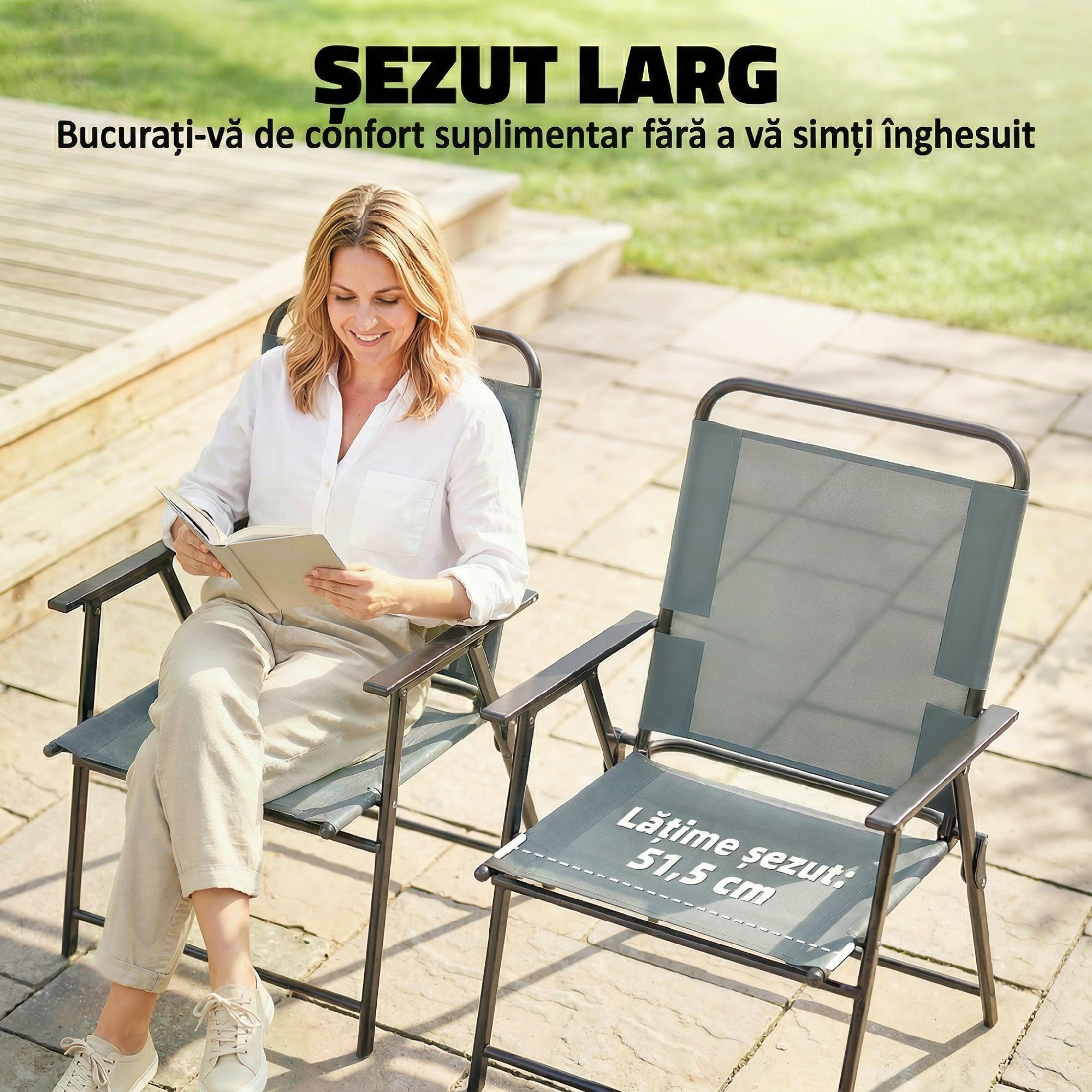  scaun pliabil compact pentru terasa [4]