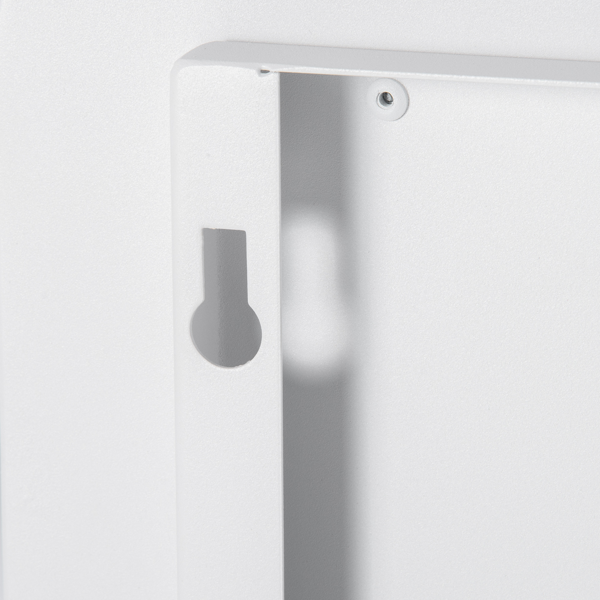  Semineu cu bioetanol montat pe perete , din metal, ardere de 2,5 ore, cu rezervor de 1 l si capac de 20 m², 48x18x48cm, alb [7]