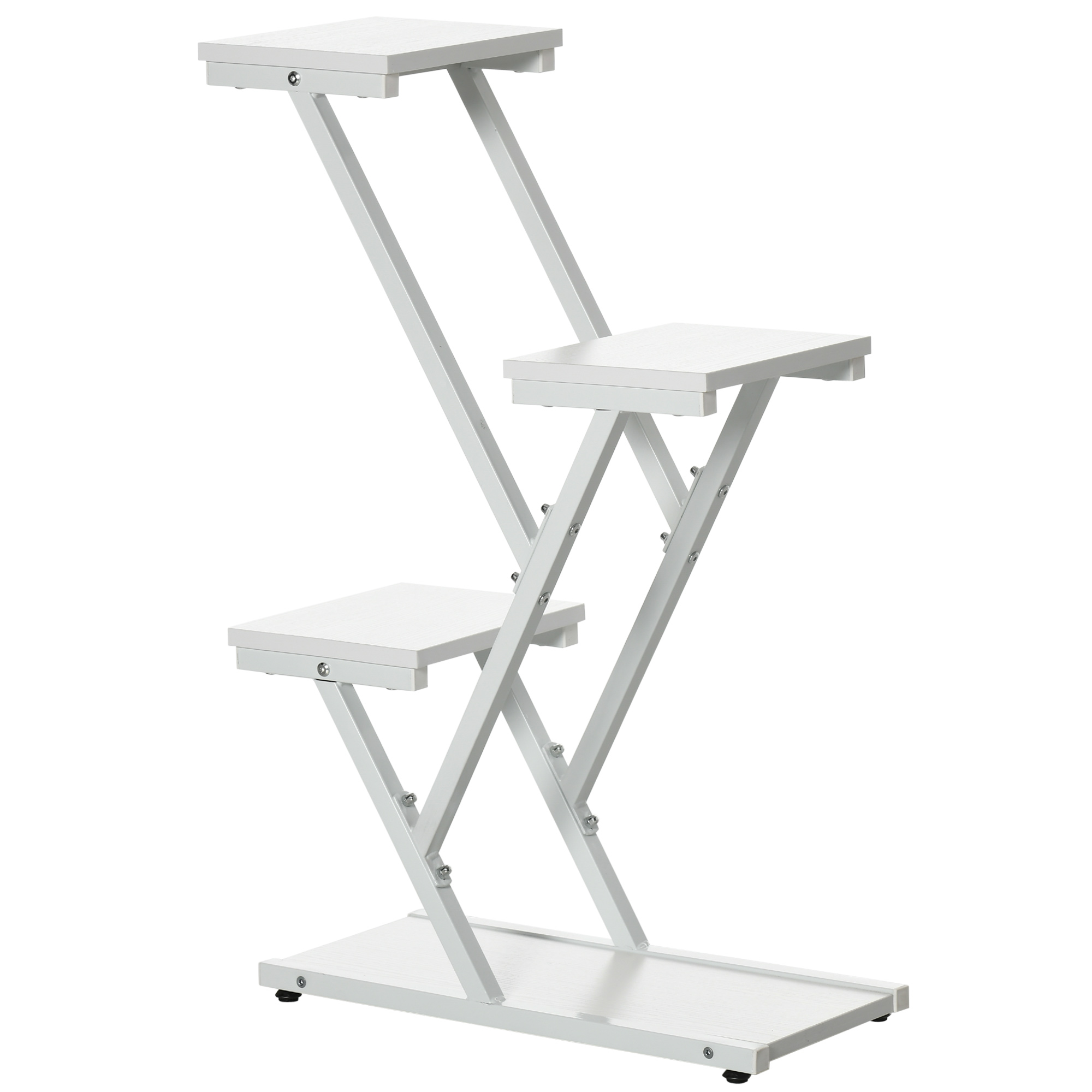  Suport Ghivece Colt - Raft 4 Niveluri pentru Plante, Interior/Exterior [7]