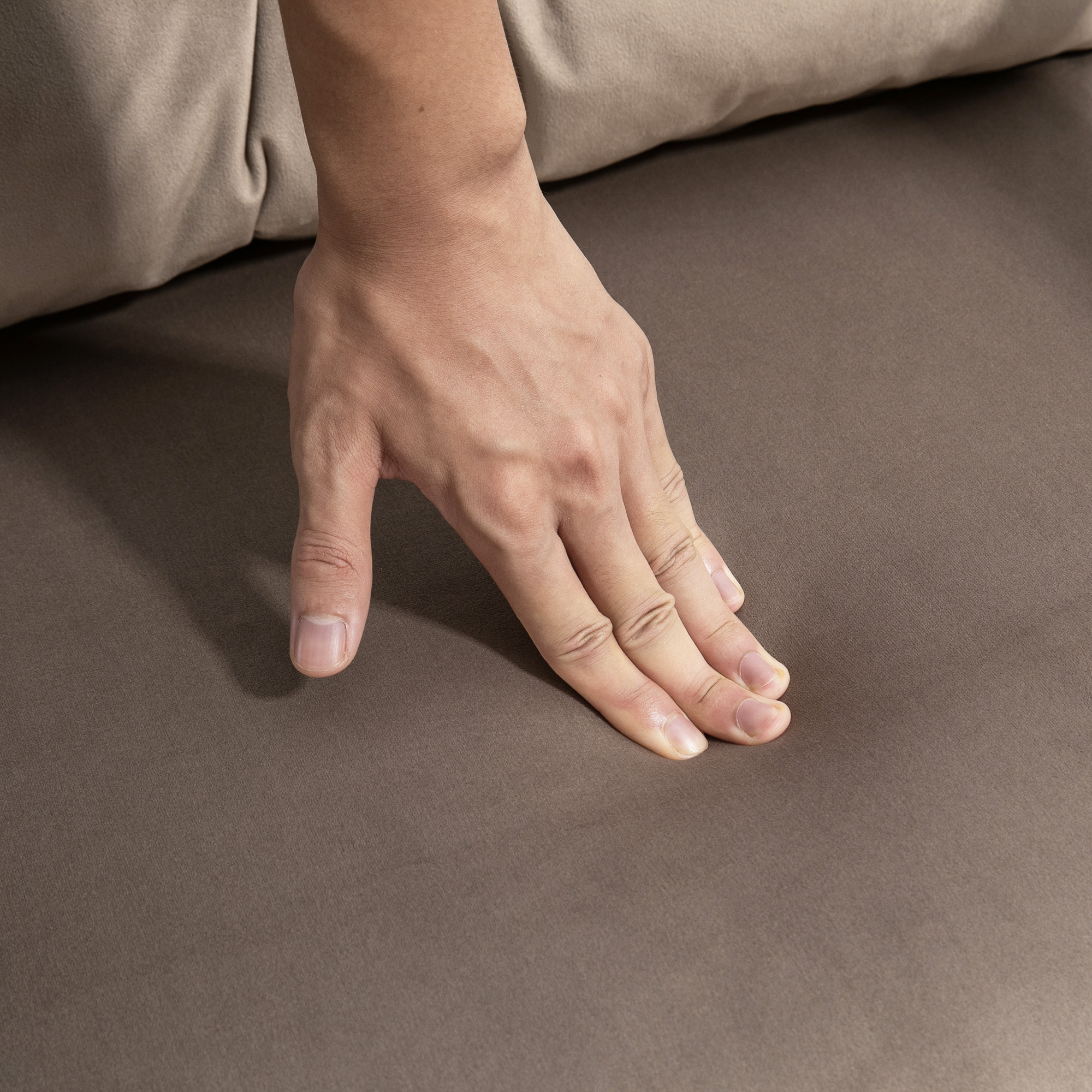  Fotoliu Pat 3 in 1 cu Spatar Reglabil pe 5 Niveluri si Perna, 63x73x81 cm, Gri [8]