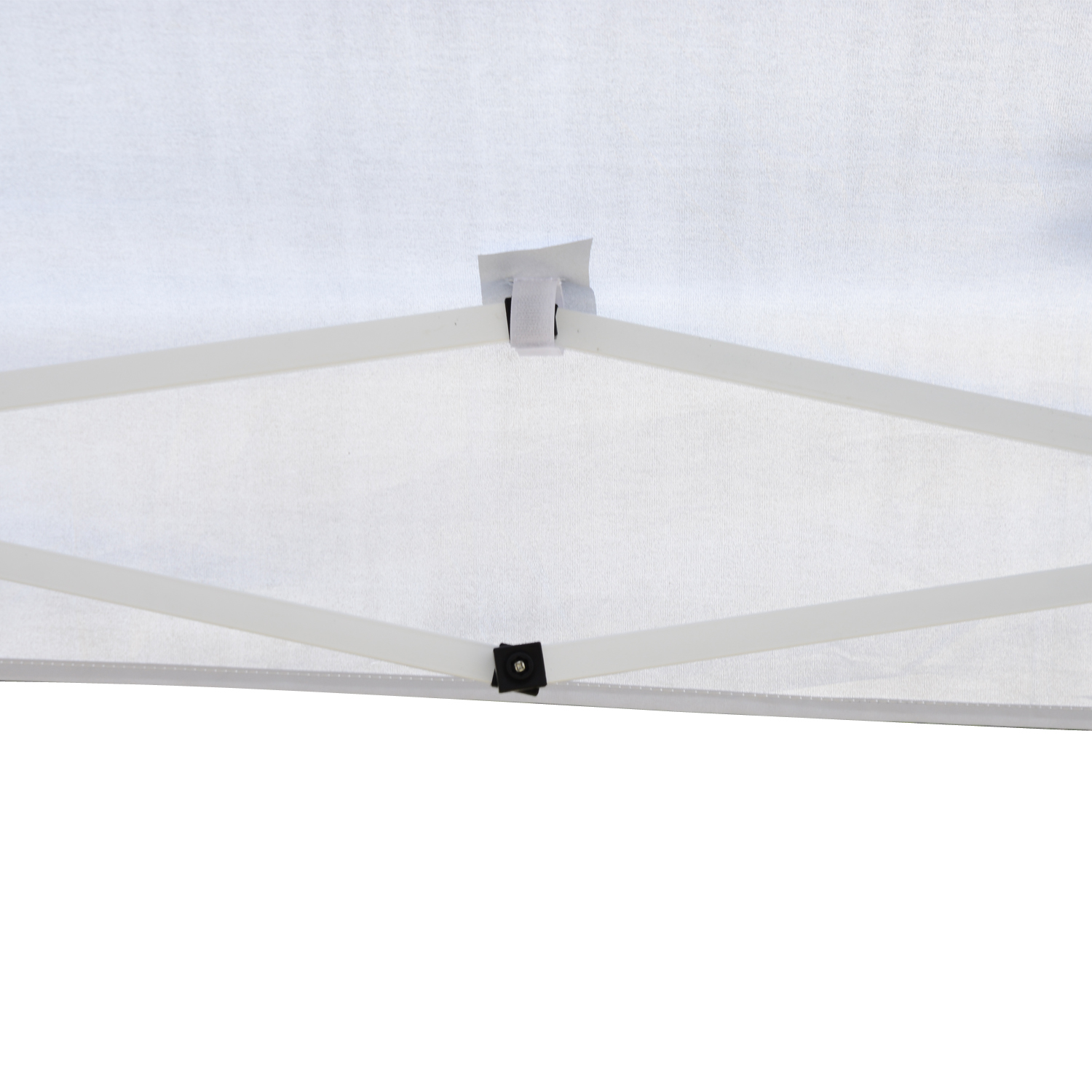 Gazebo Pliabil pentru Gradina  - Alb, 2.95x2.95m, cu Accesorii Incluse [7]