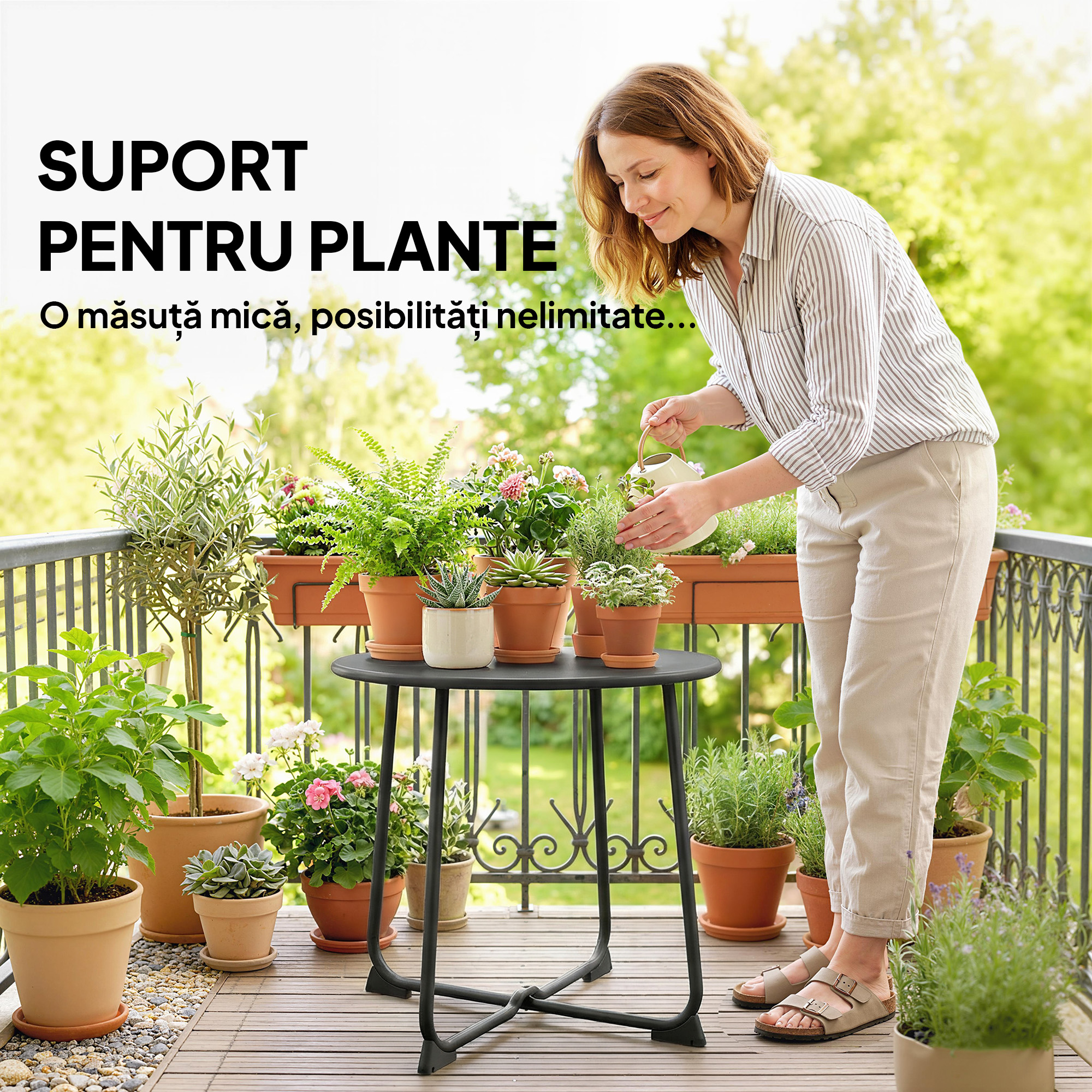  Masa de Cafea Masuta joasa din fier [8]