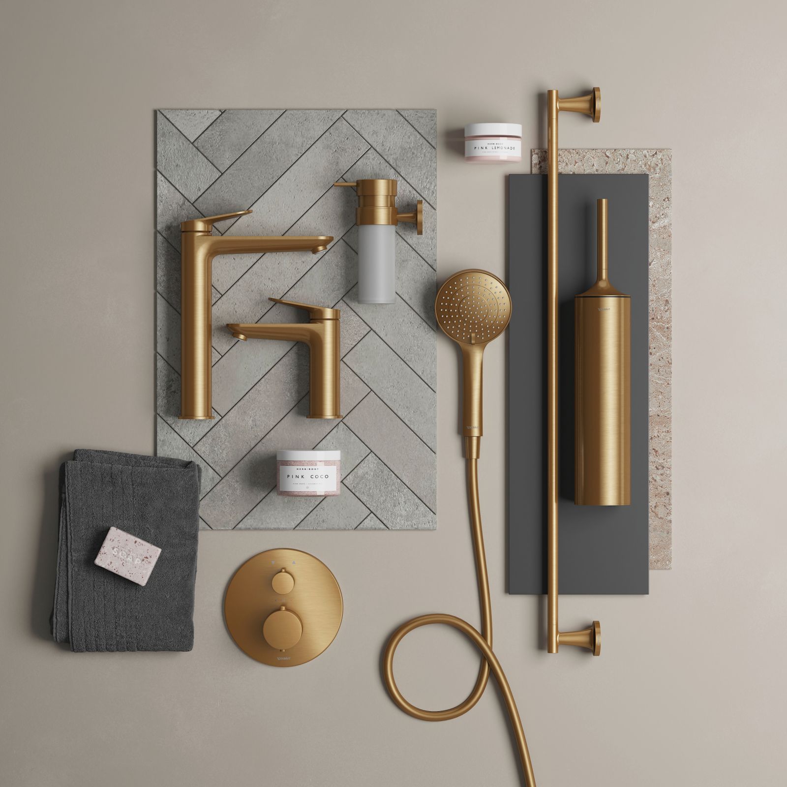 Dozator sapun Duravit 0099350400, baie Starck T, tip instalare pe perete, design modern, fixare sigura, bronz [1]