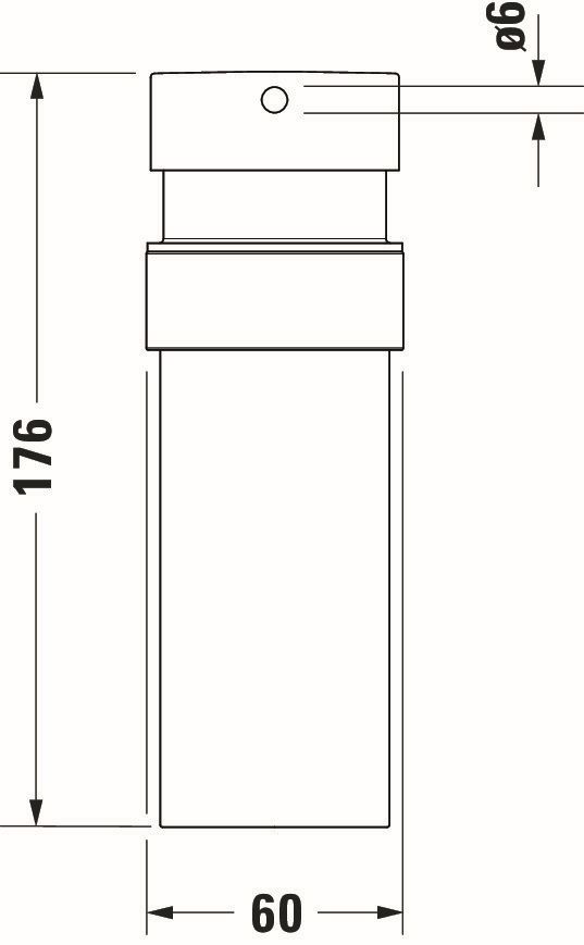 Dozator sapun Duravit 0099350400, baie Starck T, tip instalare pe perete, design modern, fixare sigura, bronz [3]