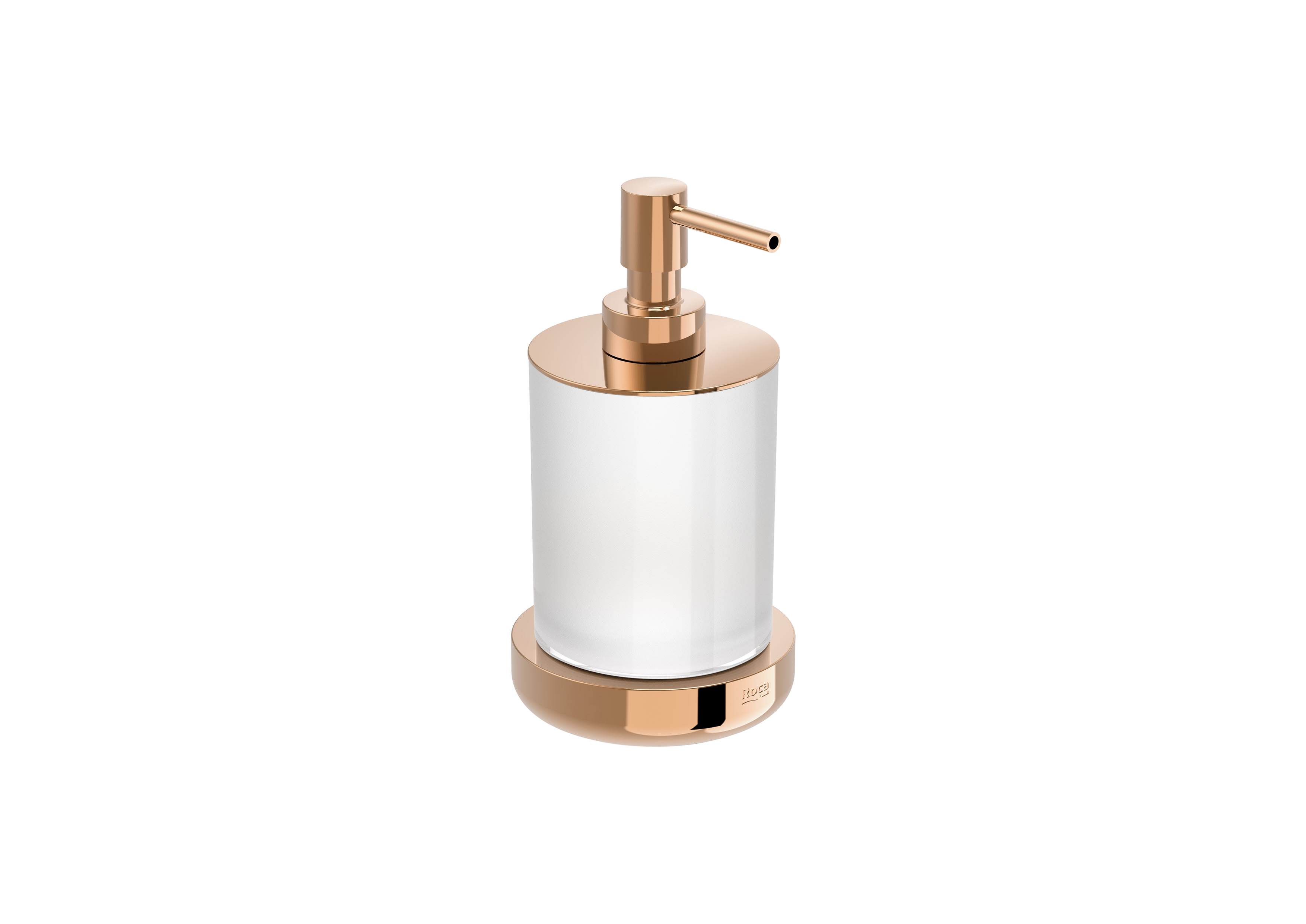 Baie - Dozator sapun Roca A817026RG0, baie Tempo, tip instalare pe blat, volum ml 300, zona montaj interior, cupru