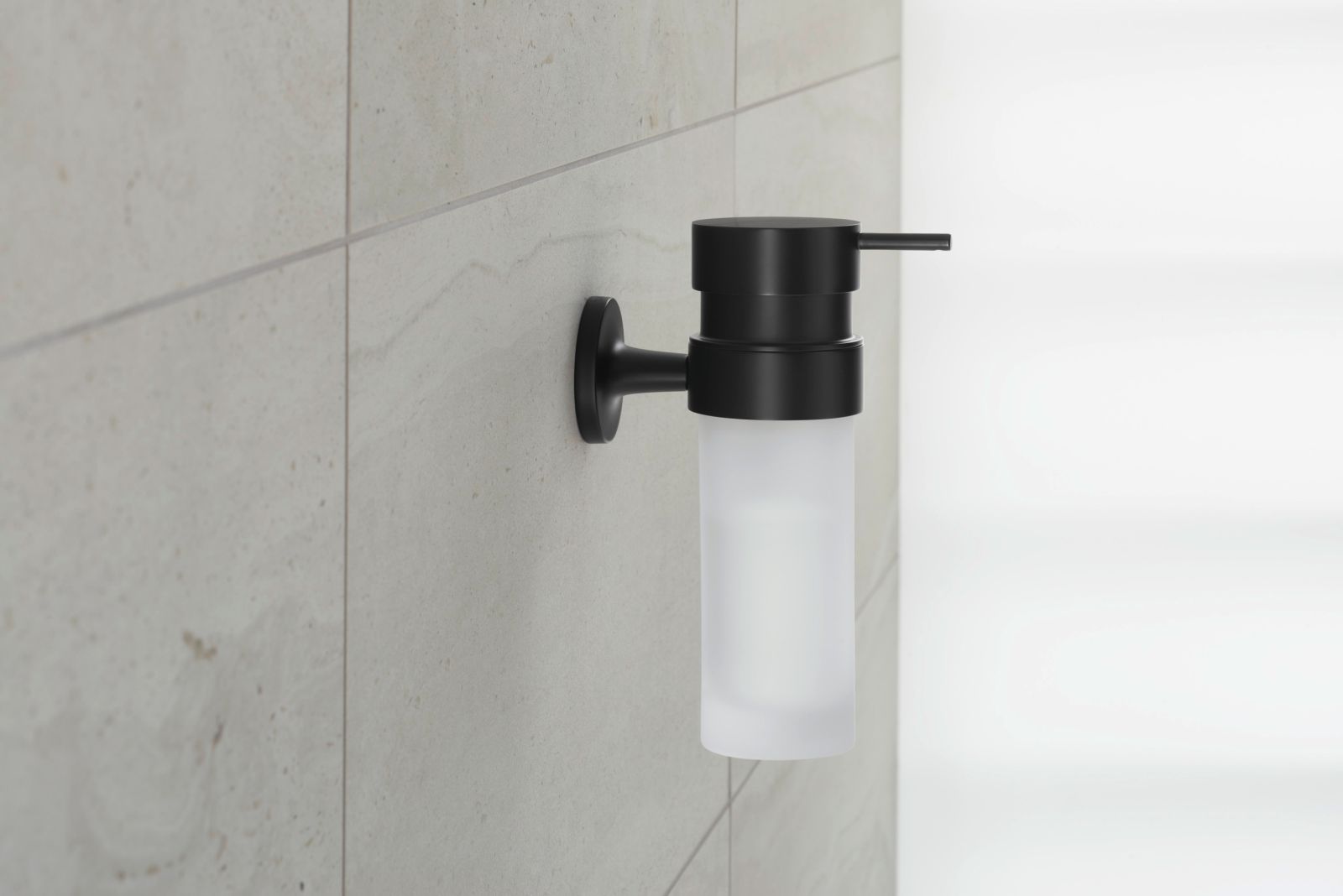 Dozator sapun Duravit 0099354600, baie Starck T, tip instalare pe perete, design modern, fixare sigura, negru [1]