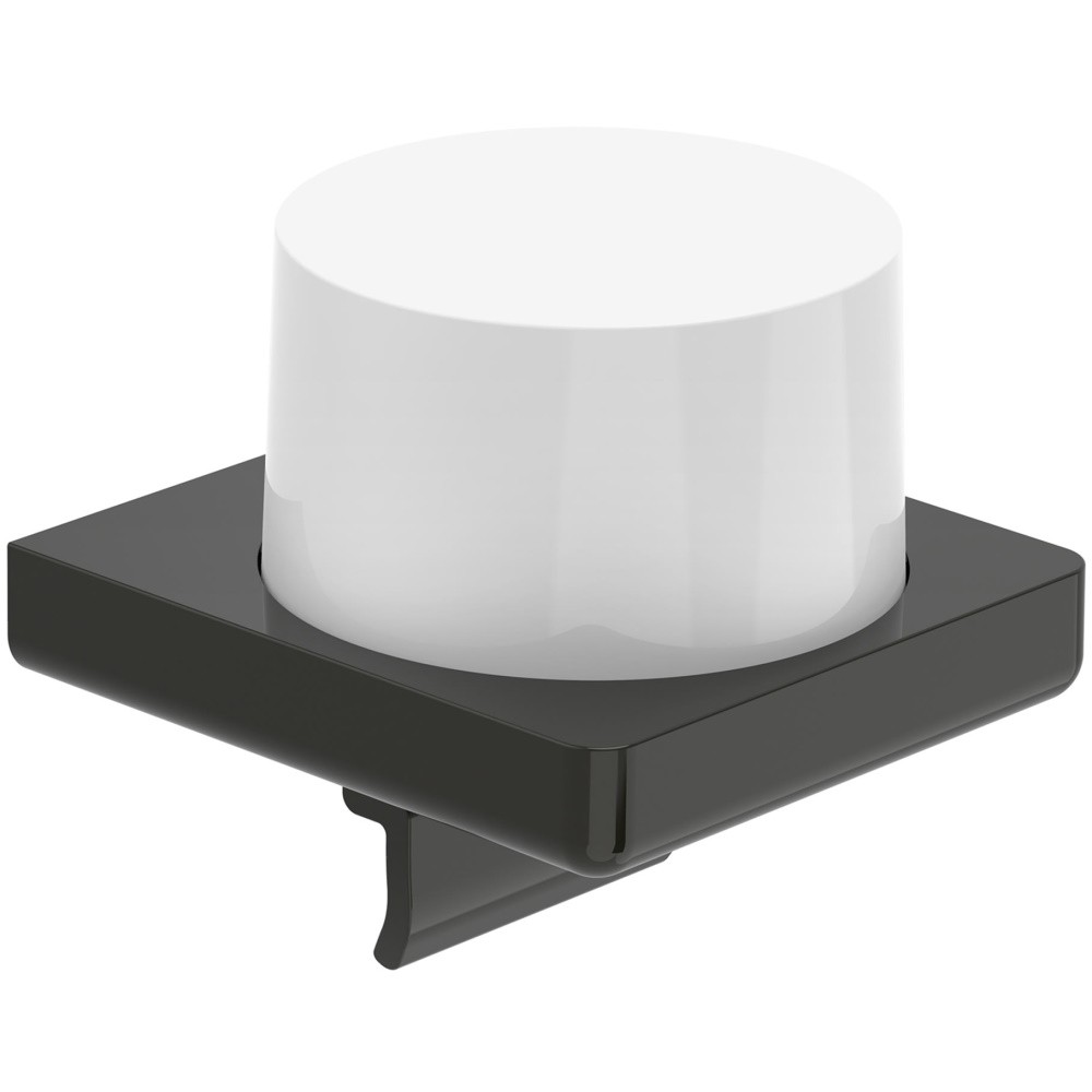 Baie - Dozator sapun Roca A817037CN0, Tempo, tip instalare pe perete, volum ml 180, numar orificii instalare 2, negru