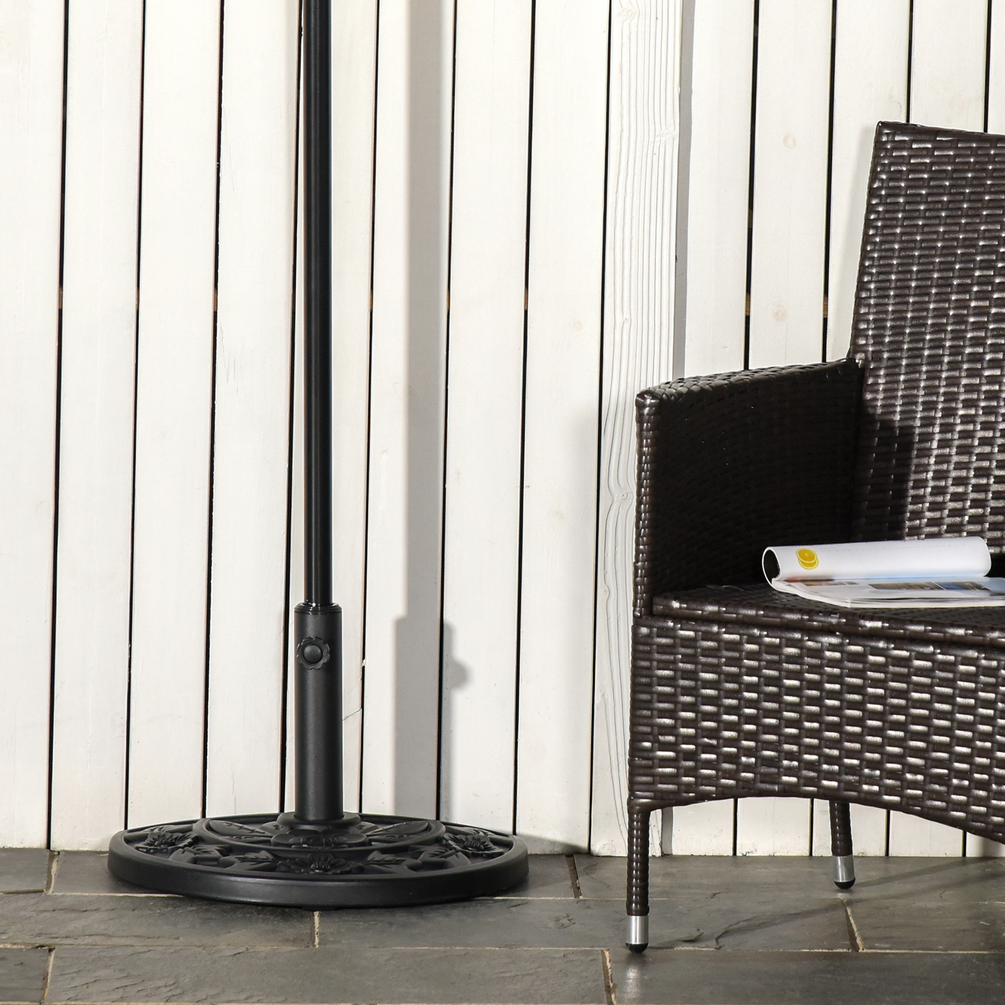  Baza pentru Umbrela de Soare Semiluna 10kg in Ciment [1]