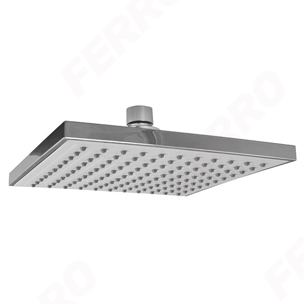 Baie - Palarie de dus patrata 200x200 mm Ferro crom
