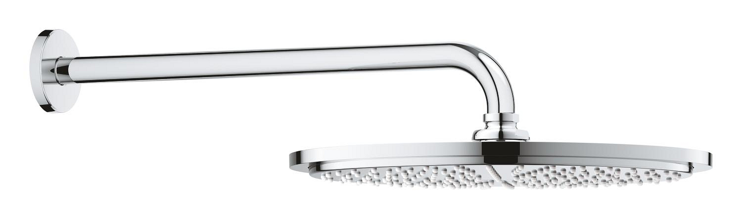 Palarie de dus Grohe 26066000, Dus fix Rainshower 310, montaj pe perete, diametru 310 mm, conexiune instalare 1/2, crom [1]