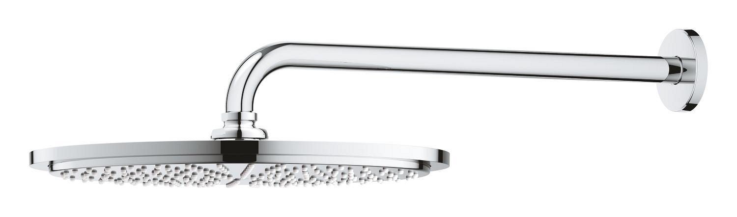 Palarie de dus Grohe 26066000, Dus fix Rainshower 310, montaj pe perete, diametru 310 mm, conexiune instalare 1/2, crom [3]