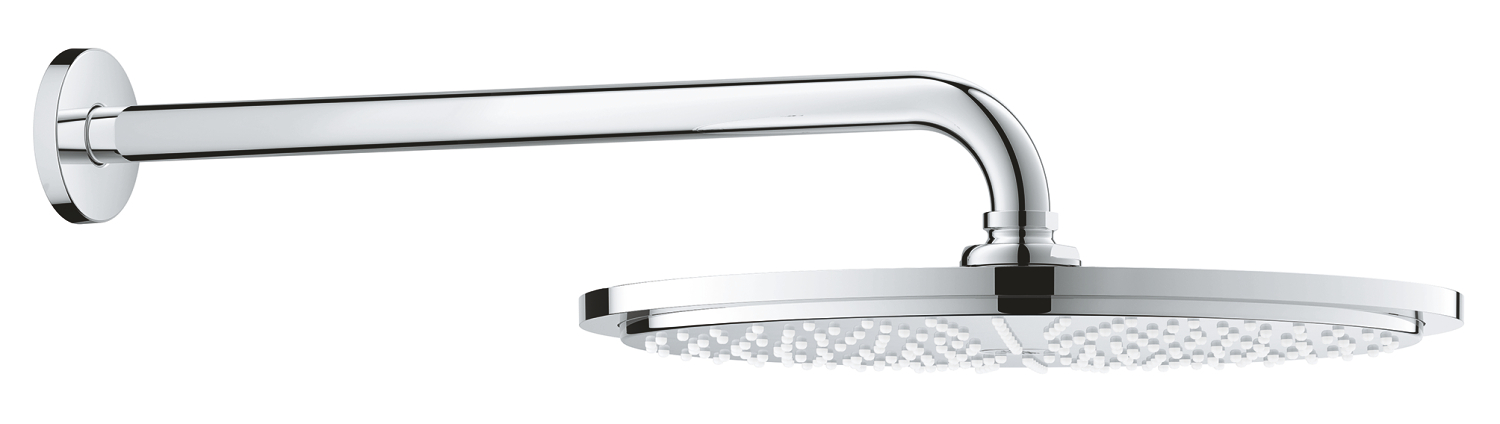 Baie - Palarie de dus Grohe 26056000, montaj pe perete, diametru 310 mm, pentru un dus confortabil zilnic, crom