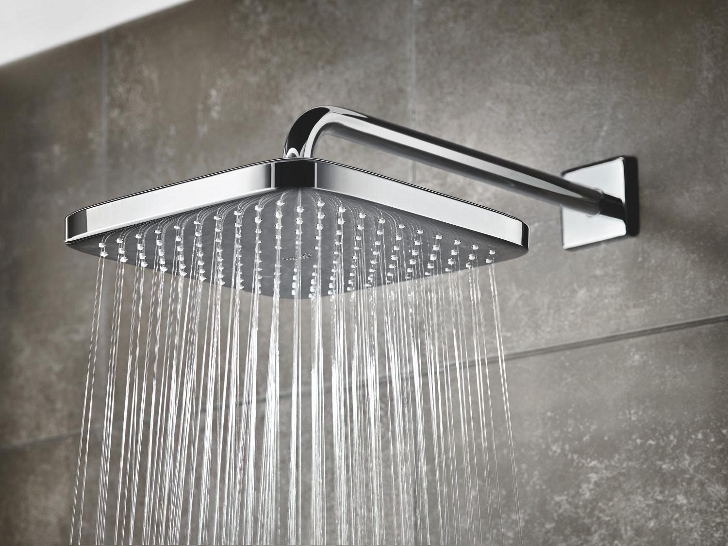 Palarie de dus Grohe 26682000, Dus fix Tempesta 250 Cube, montaj pe perete, pentru un dus confortabil zilnic, crom [5]