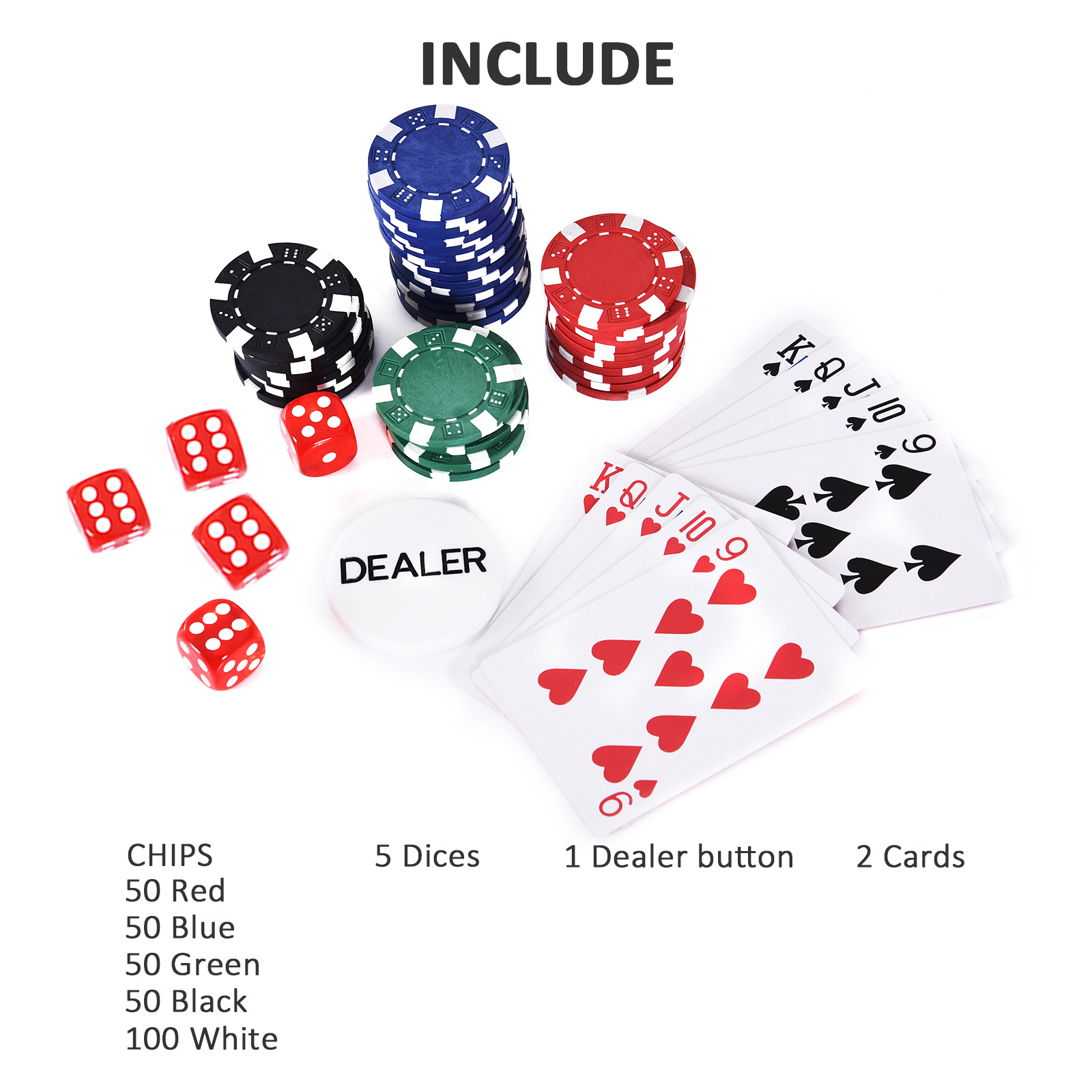  Geanta pentru Jocuri, Poker,  200 jetoane, din aluminiu, Argintiu [5]