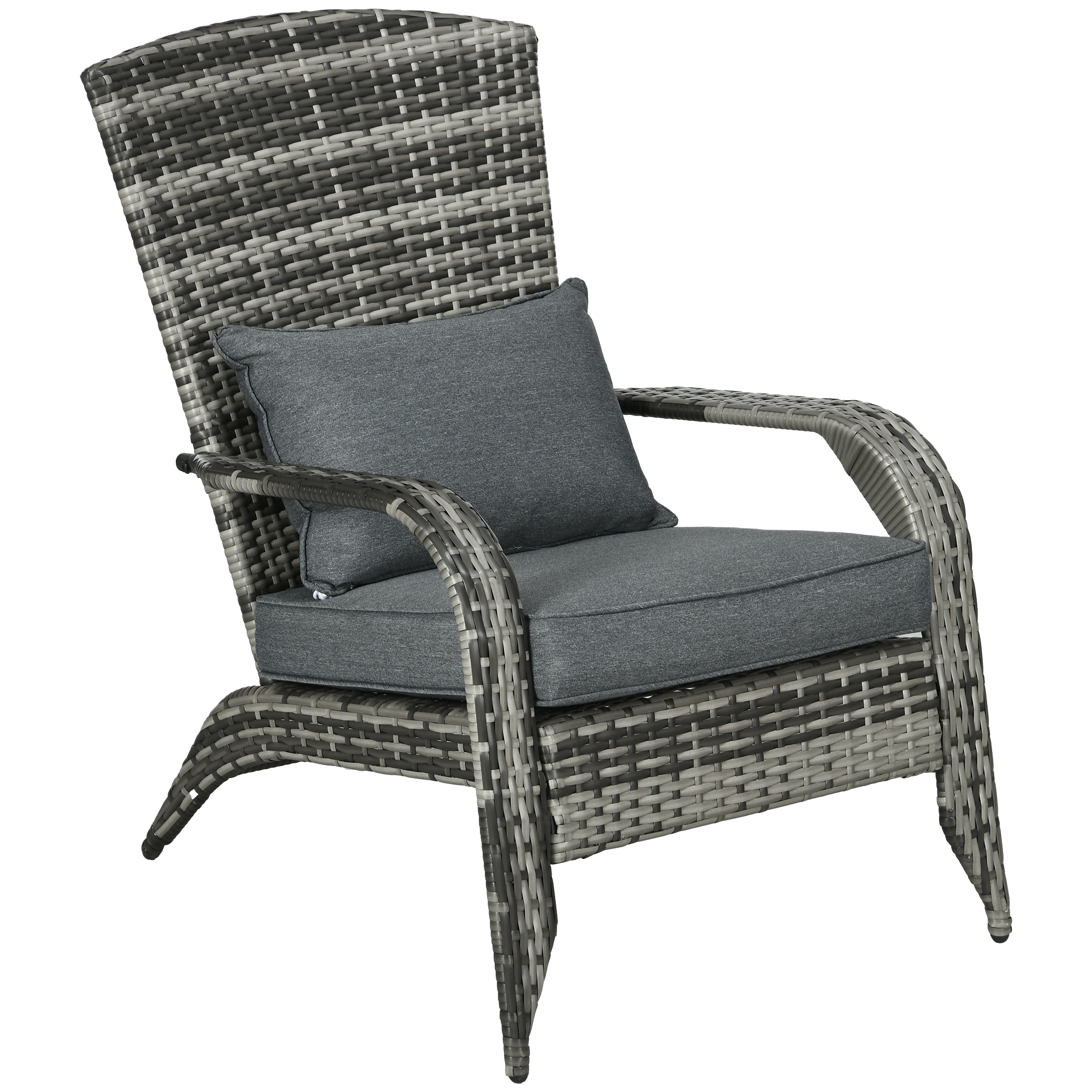Gradina & balcon -  Scaun Rachita Adirondack pentru Gradina, Gri