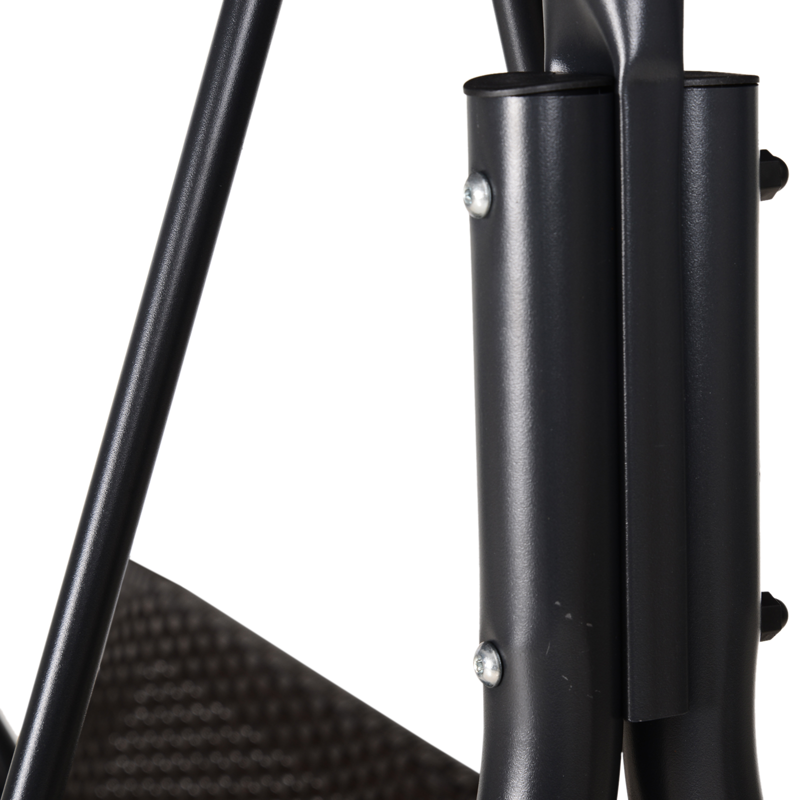  Leagan de Gradina cu 2 Locuri si Acoperis Reglabil, 140x110x151 cm, Maro si Gri [8]