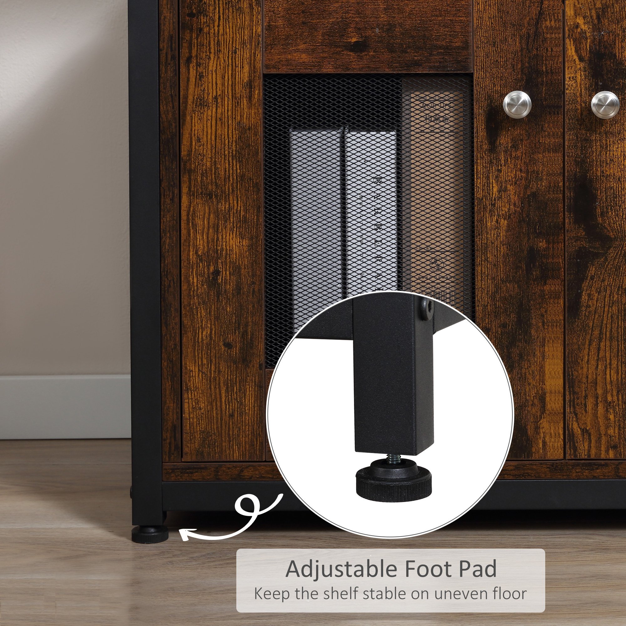  biblioteca stil industrial, 70x30x180cm, maro [4]