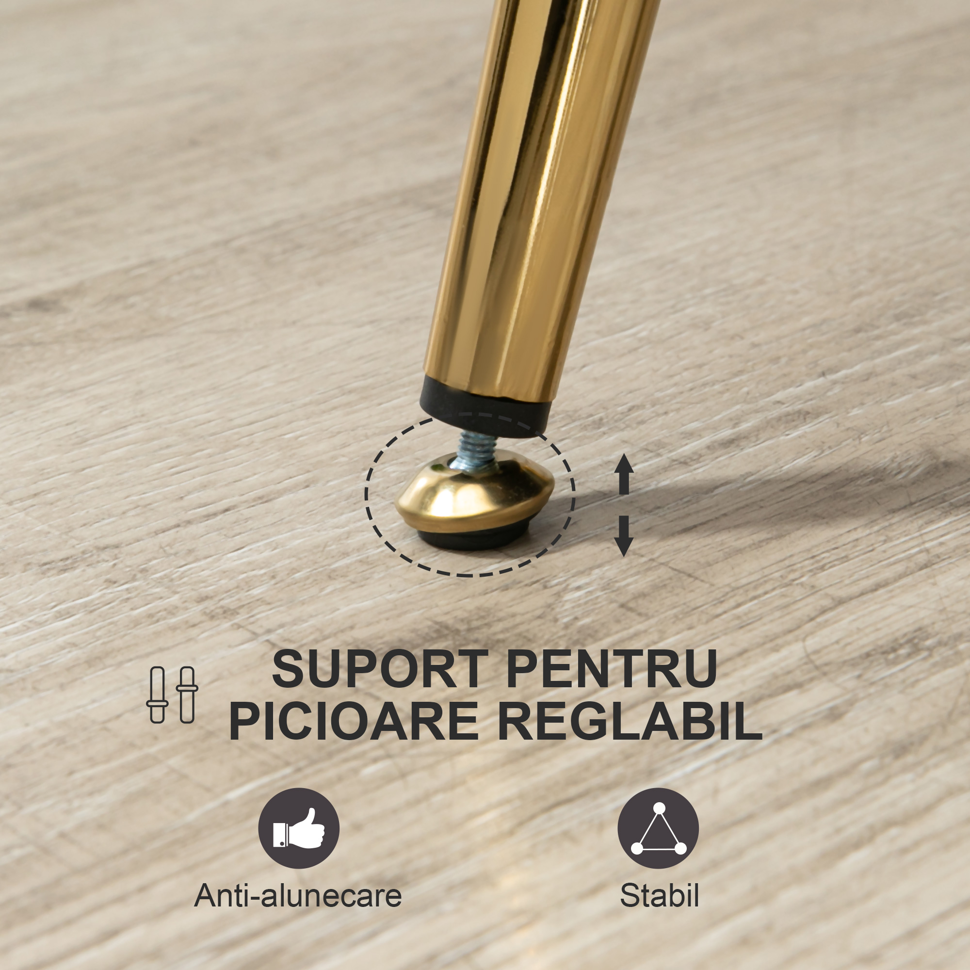  Fotoliu Vintage cu Design din Catifea Gri Fotoliu de Dormitor [6]