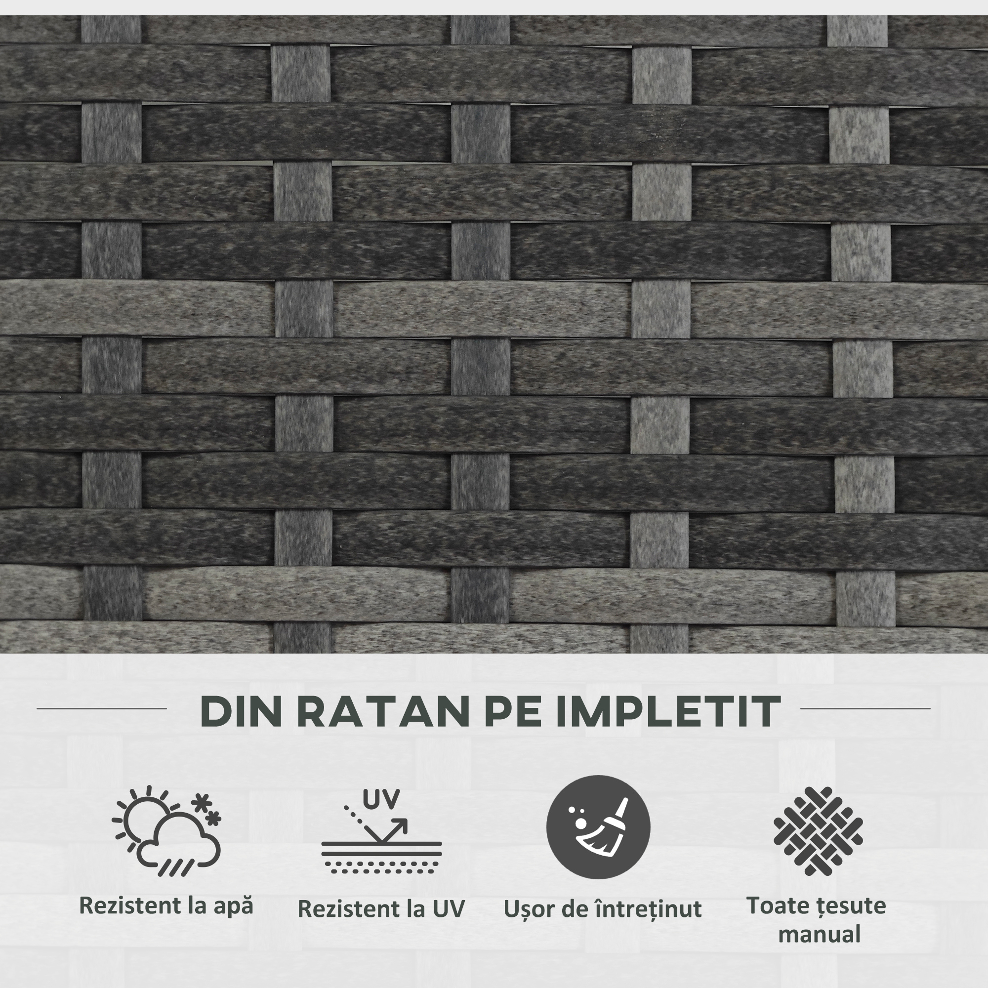  Pat De Flori De Sine Statator Pentru Gradina, Jardiniera Pentru Plante Cataratoare 84x30x107cm Gri Deschis [6]