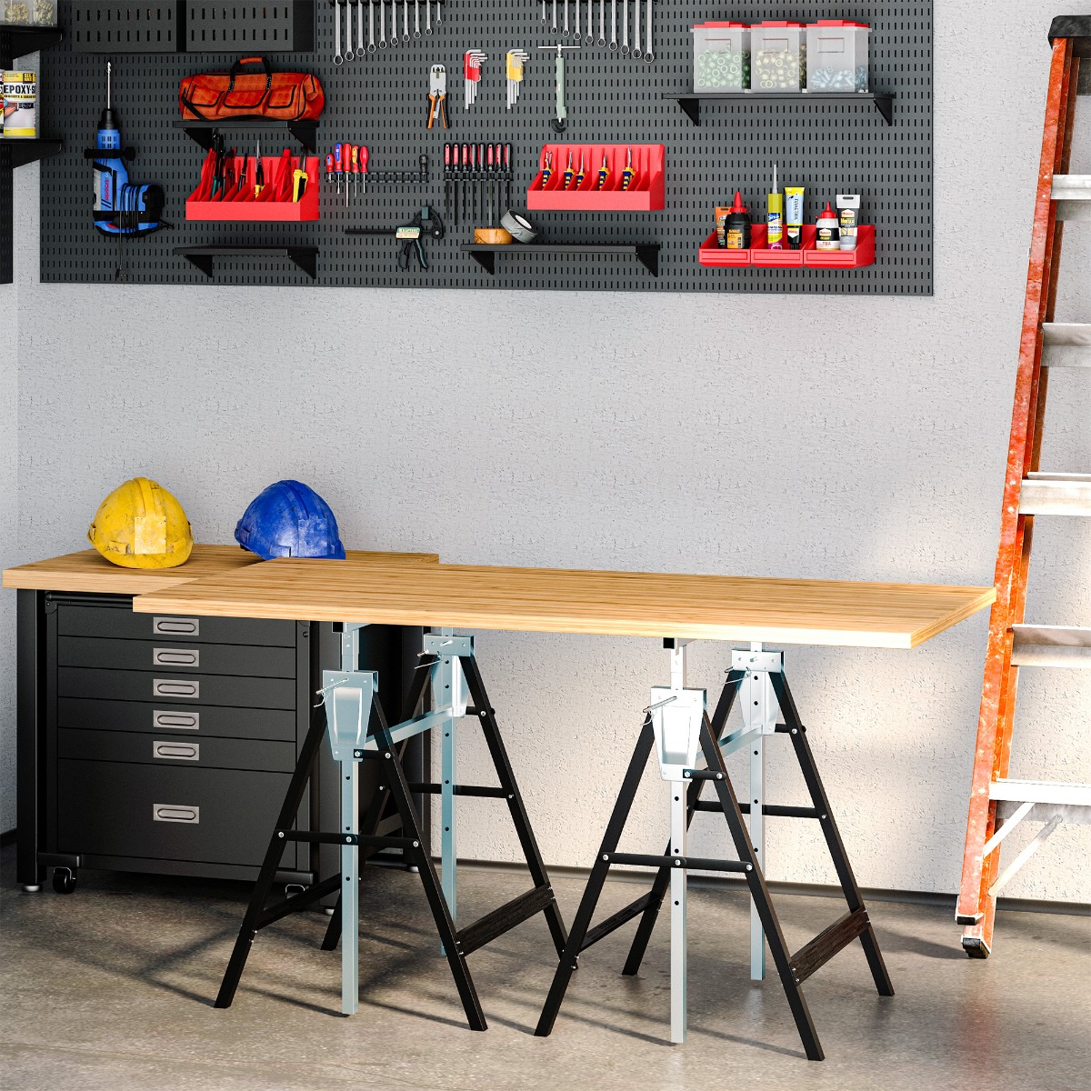  Set 2 Suporturi de Lucru - Pliabile, Telescopice Reglabile [1]