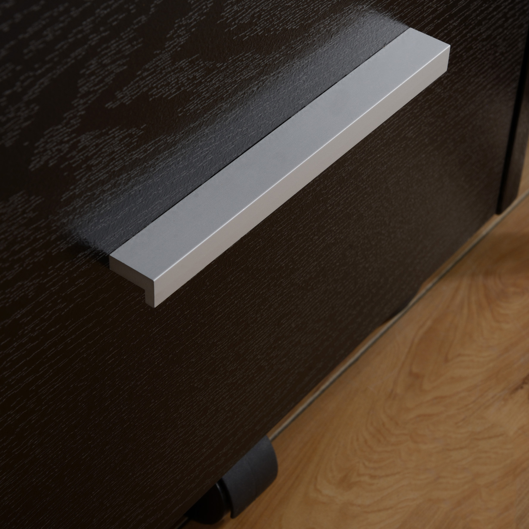  Dulap Portadocumente din Lemn cu 3 Sertare cu Chei de Securitate si 5 Roti, 39.2x40x65.4 cm, Negru [7]