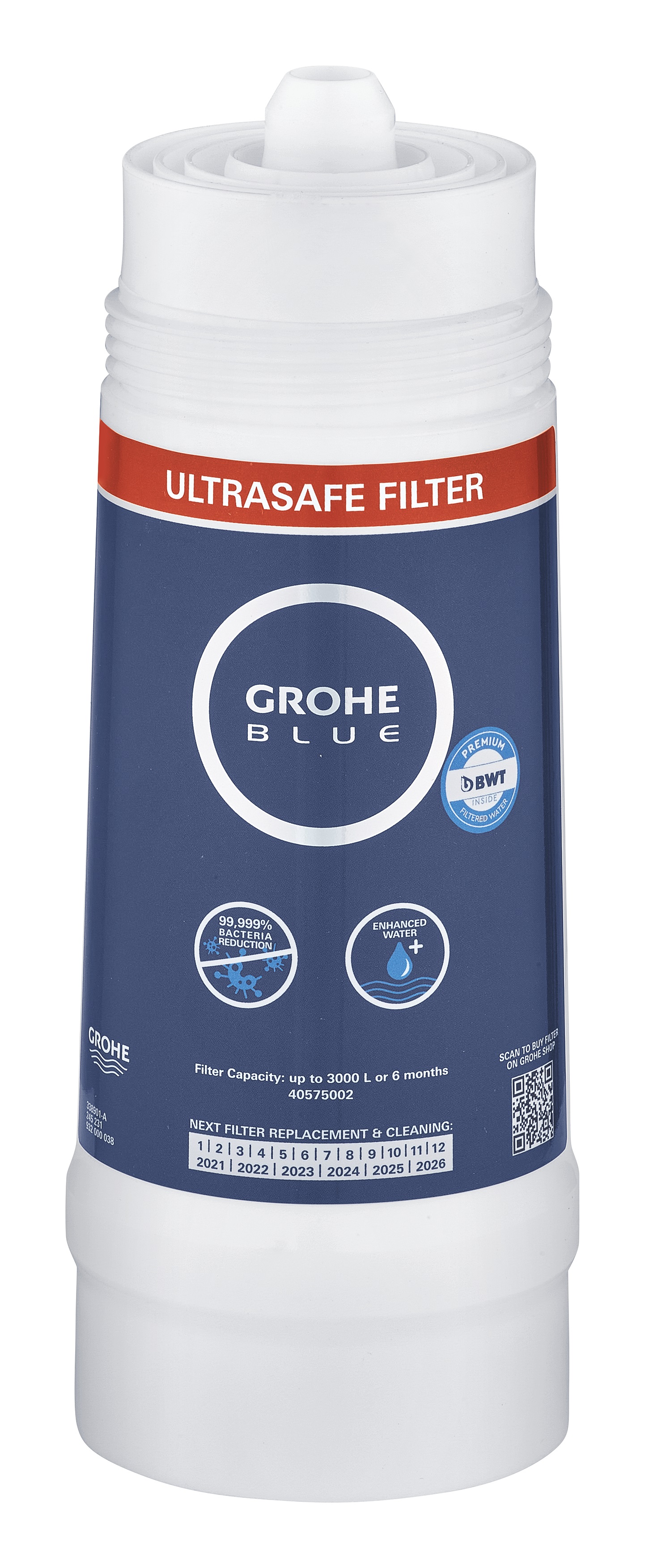 Baie - Filtru Grohe 40575002, Blue Ultrasafe, gama produs compatibil blue home, blue pure, capacitate l 3000