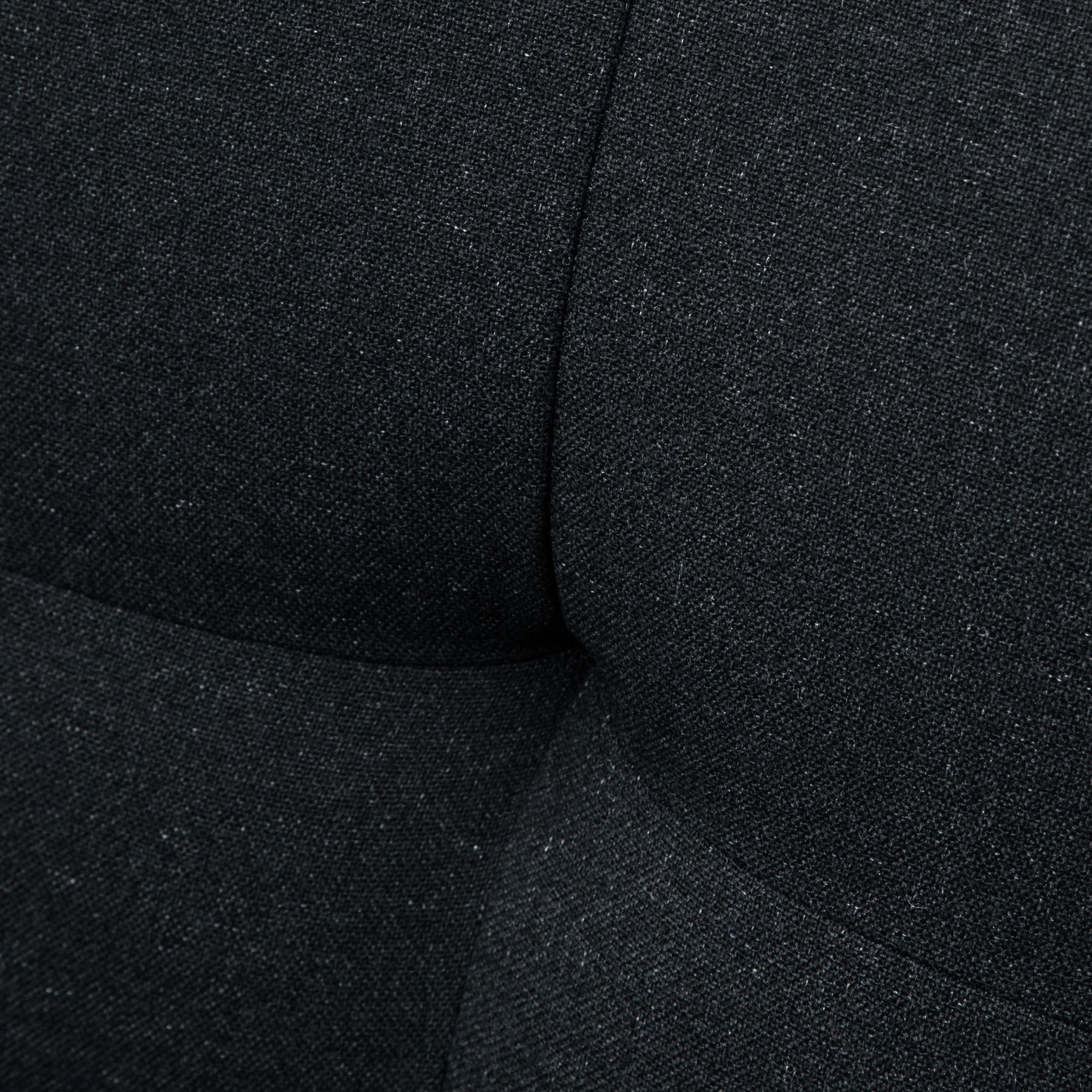  Canapea Extensibila 3 Locuri Rabatabila cu Tapiterie cu Efect de In si Masuta Pliabila, Gri [7]