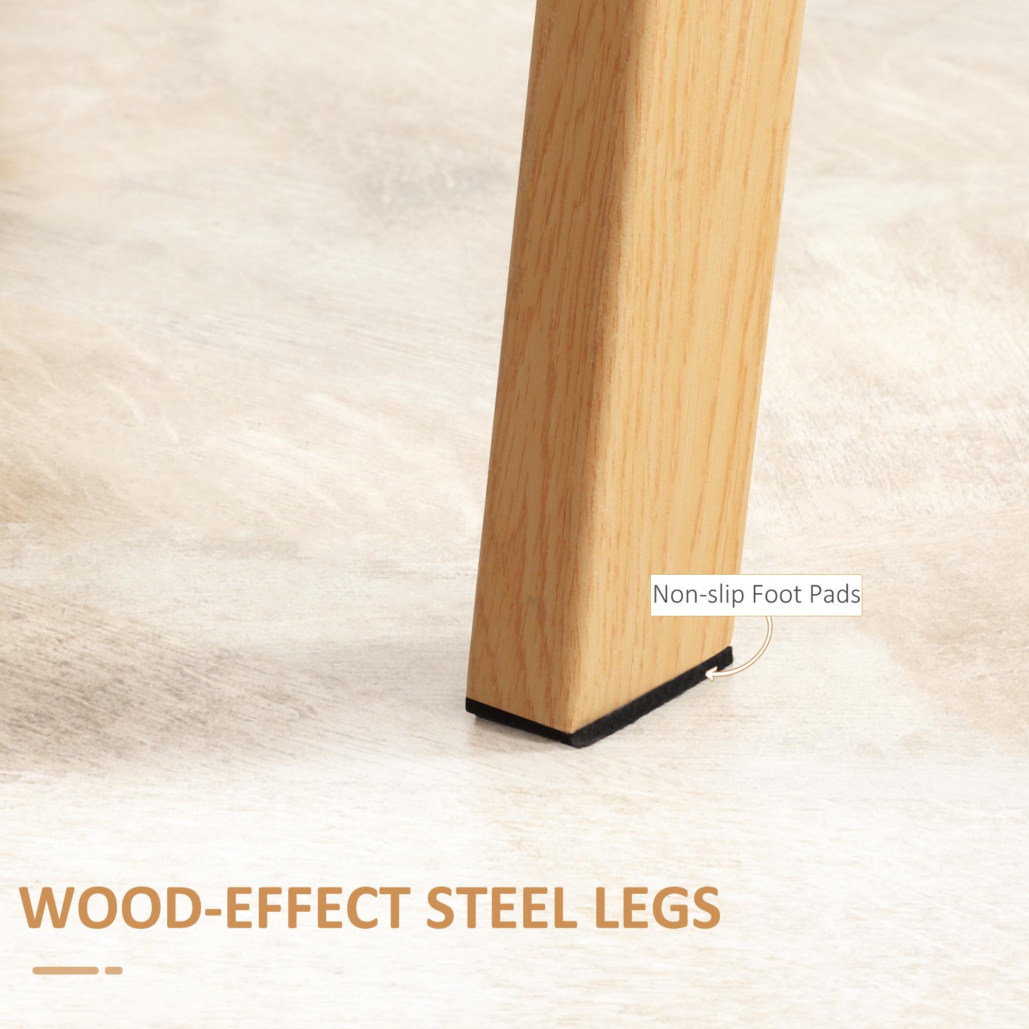  Masa de sufragerie dreptunghiulara pentru max 4 persoane, din otel cu blat din sticla securizata, pentru bucatarie, sufragerie 120x60x76cm [5]