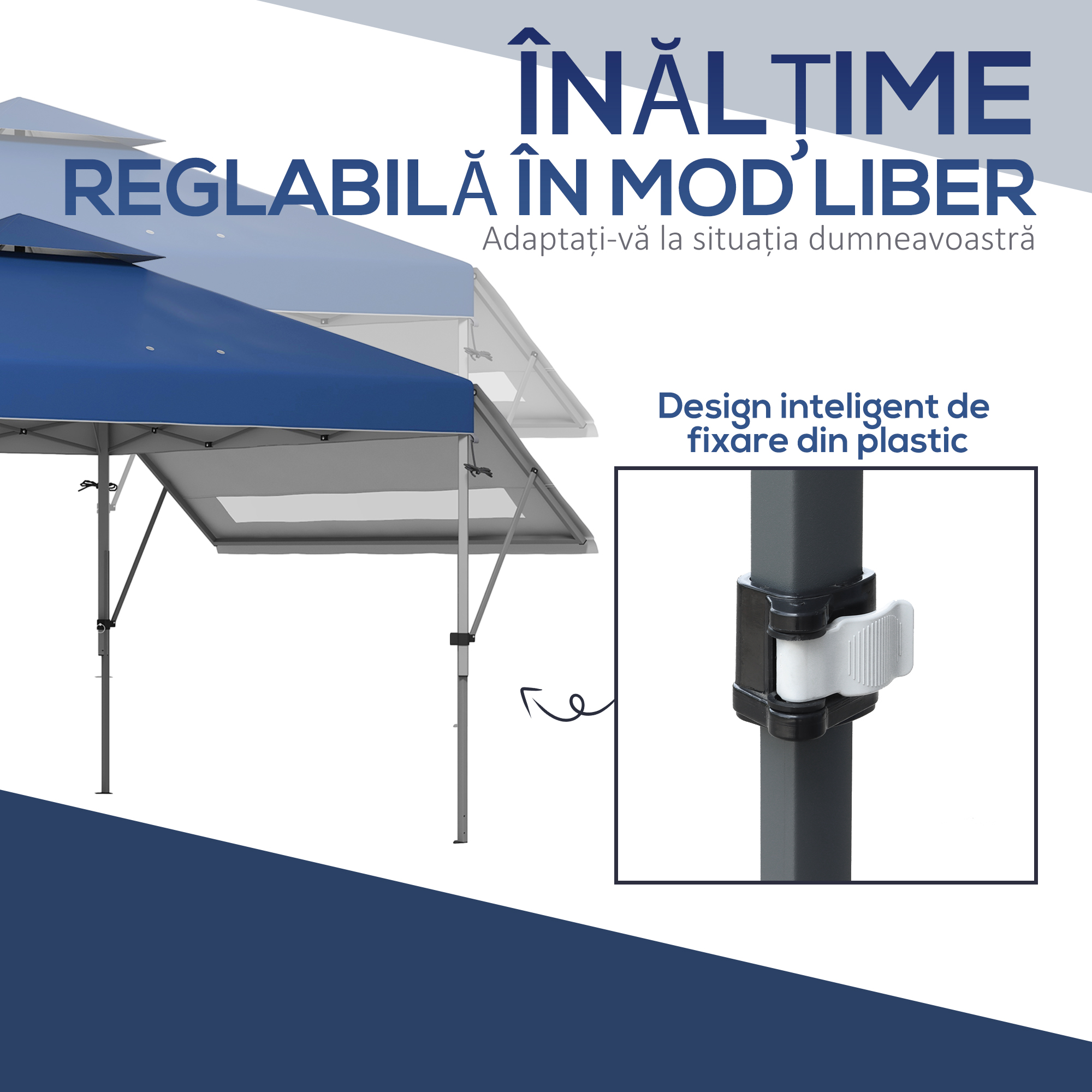  Foisor Pliabil de 5 x 3 (m) cu Extindere de Marchize [7]