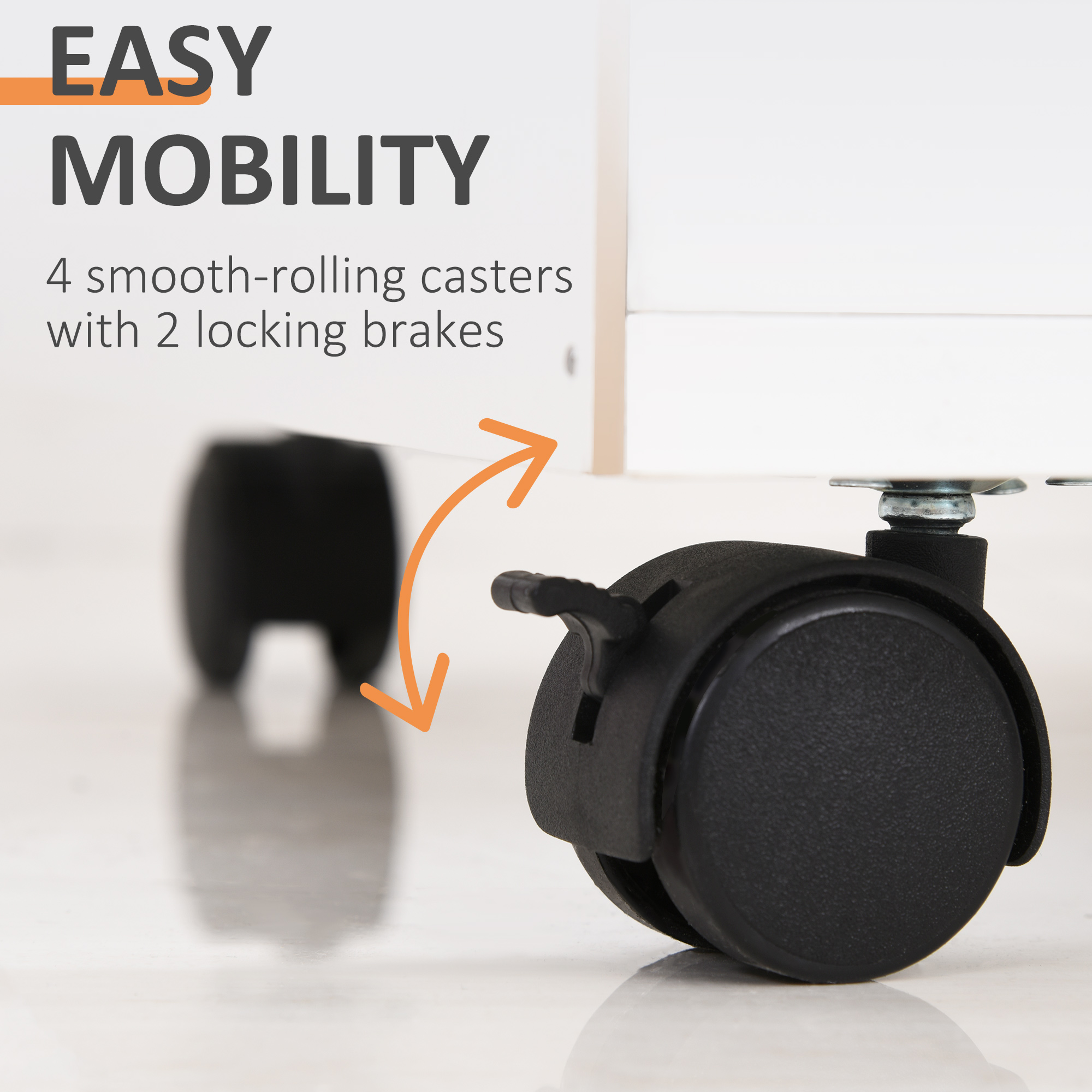  comoda din lemn, cu sertar, 40x35x60 cm, alb [4]