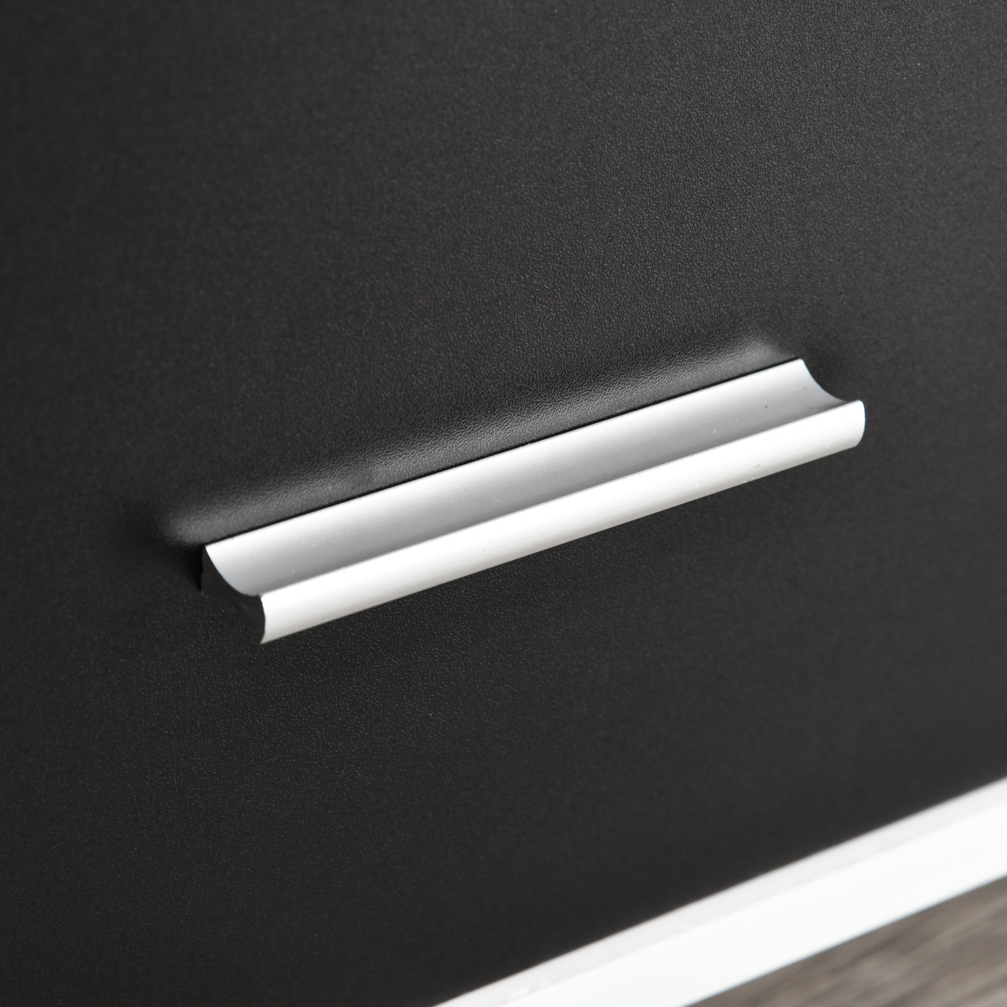  Suport Imprimanta, Mobilier Negru si Alb cu Sertare [8]