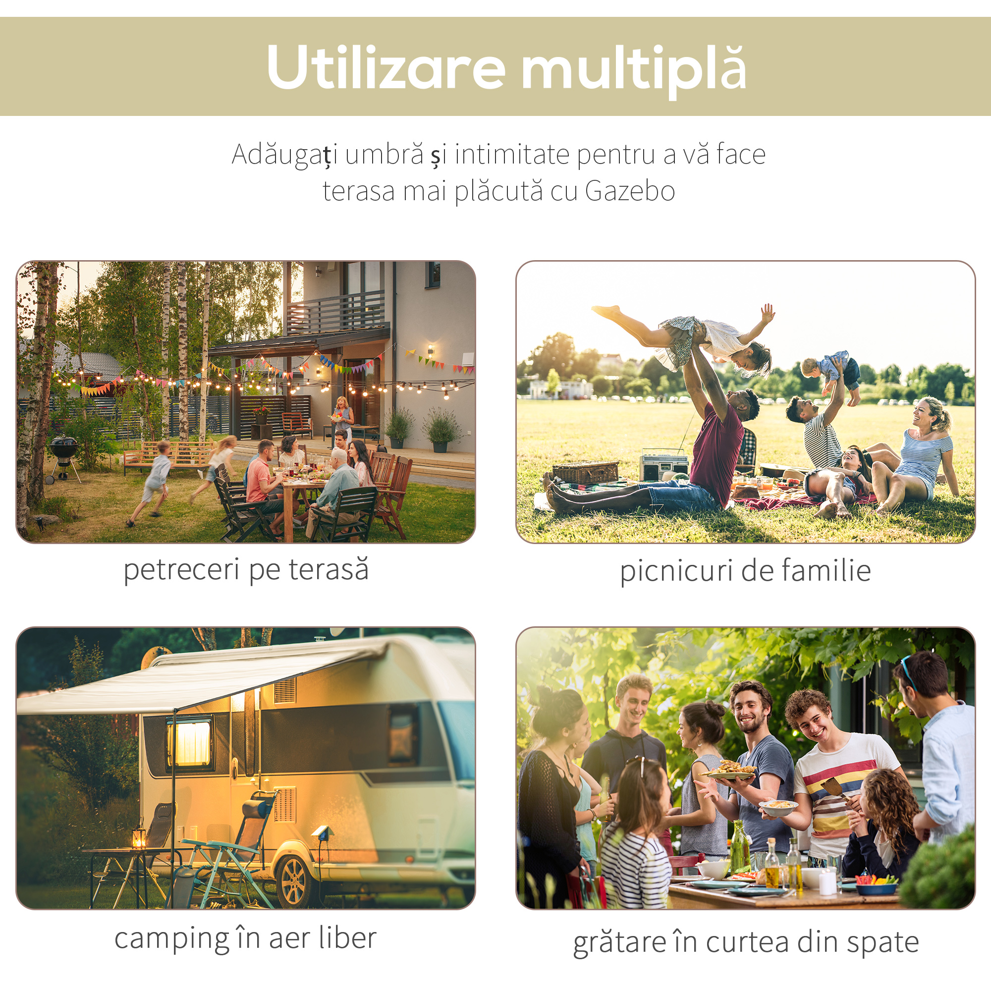  copertina de gradina, 300 x 250 cm, bej [4]