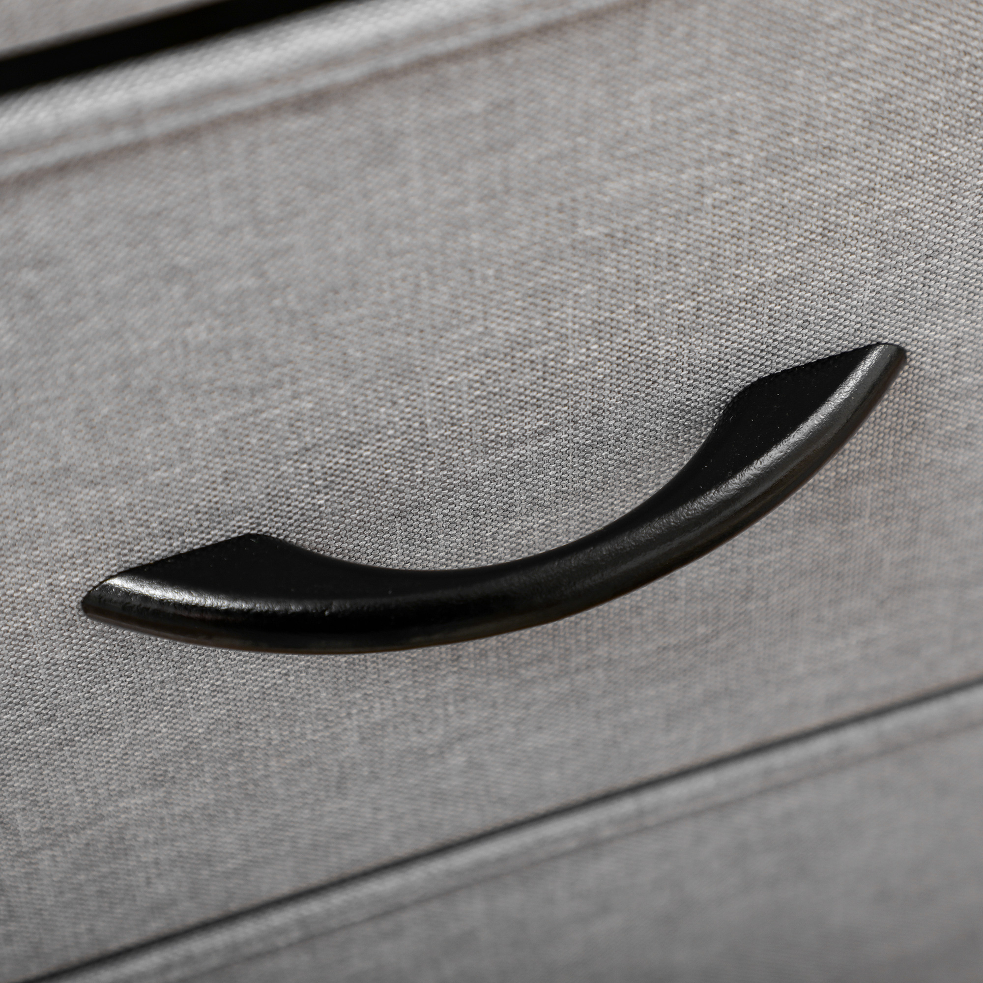  Comoda 5 sertare in stil industrial, comoda pentru dormitor cu sertare detasabile din material textil, lemn si otel, 45x30x116cm [8]