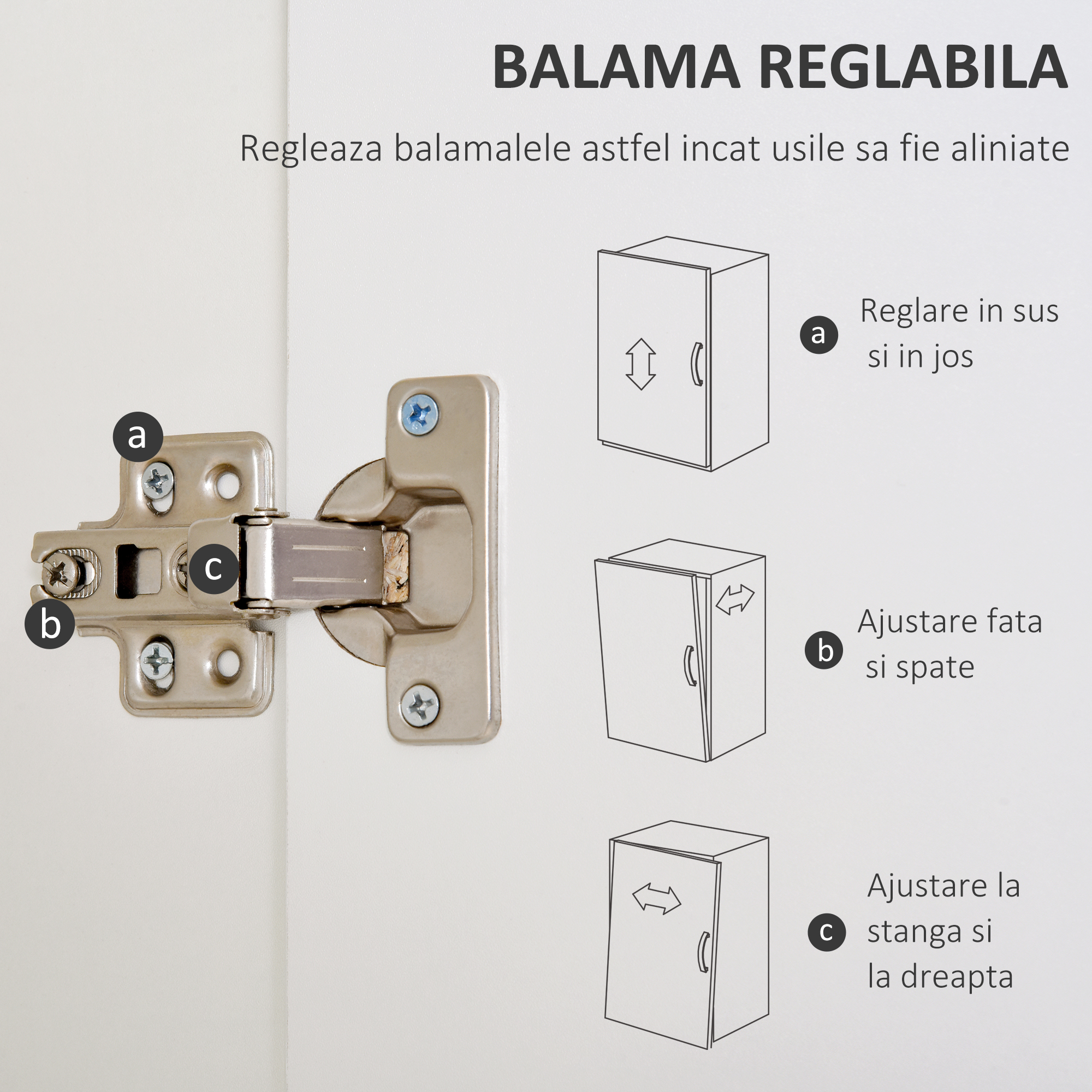  Dulap Elegant 2 Sertare & Raft pentru Haine - Alb [6]