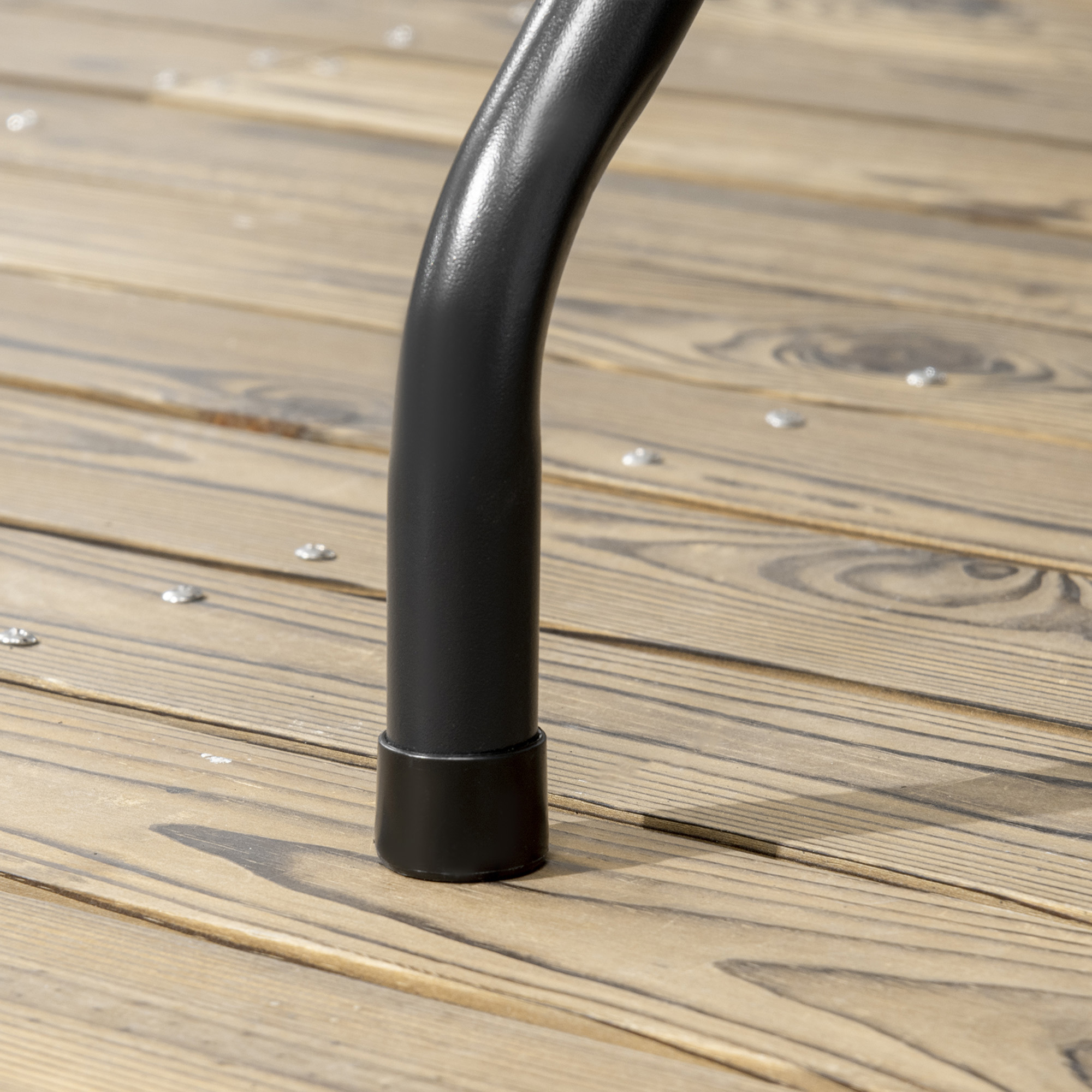  Masa de Gradina Pliabila pentru 6 Persoane, 180x75,5x73 cm, Gri inchis [7]