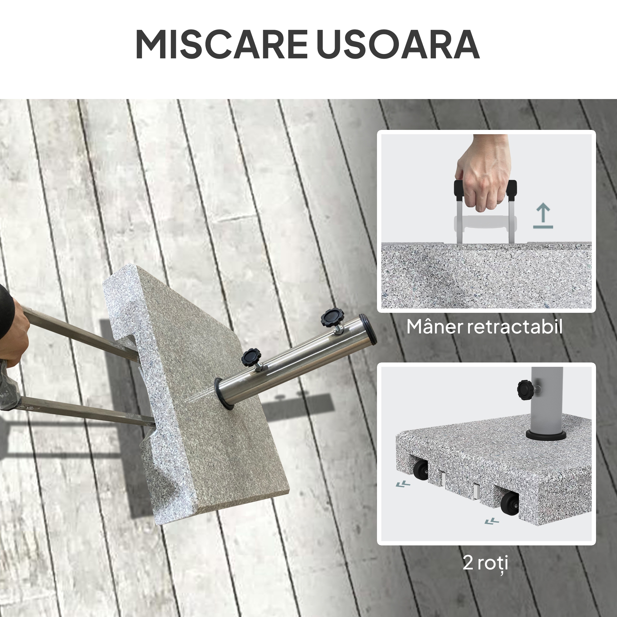  Baza pentru Umbrela de 28kg din Granit [5]