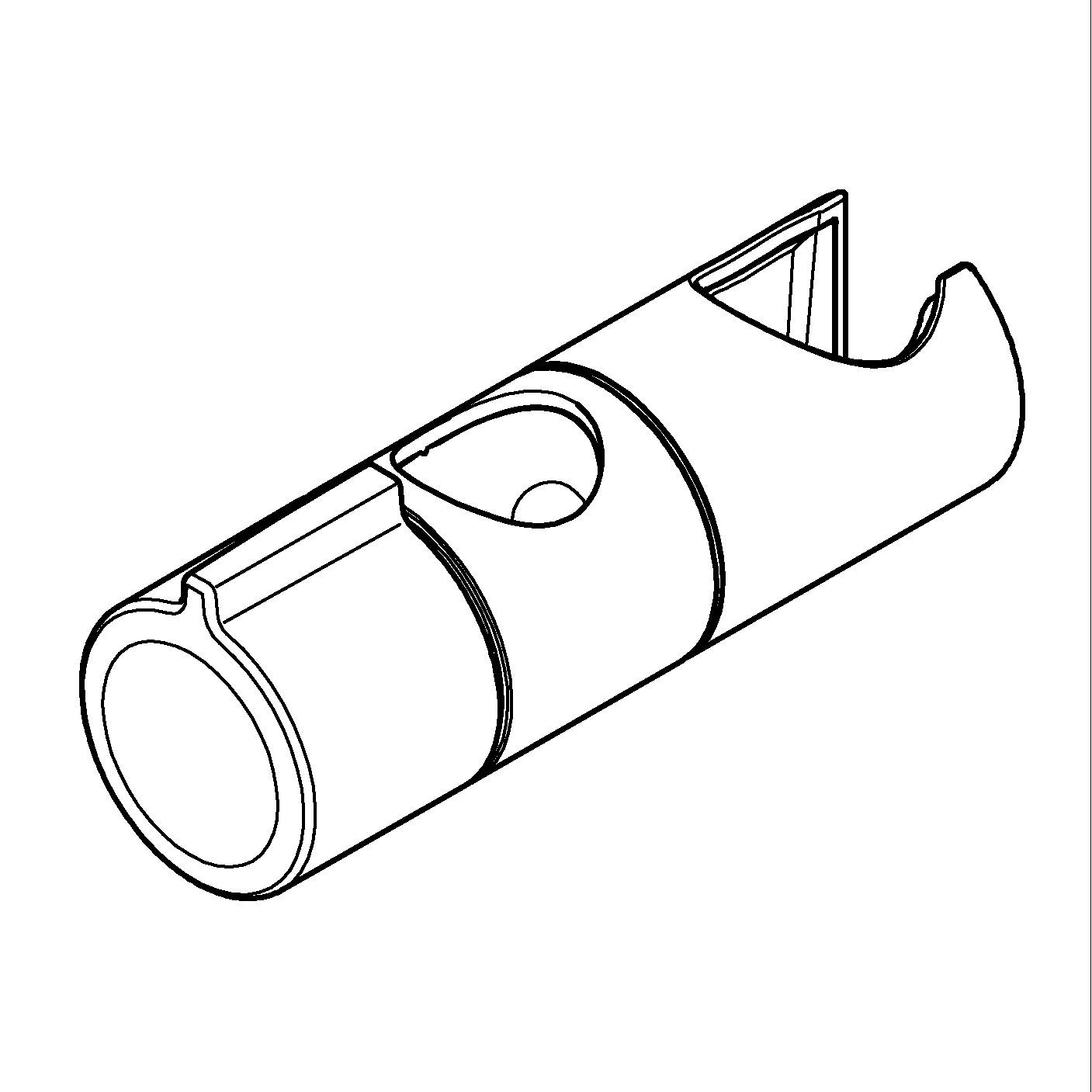 Glisor bara dus Grohe 27723001, Vitalio, montaj pe perete, suport para dus incorporat, universal, crom [3]