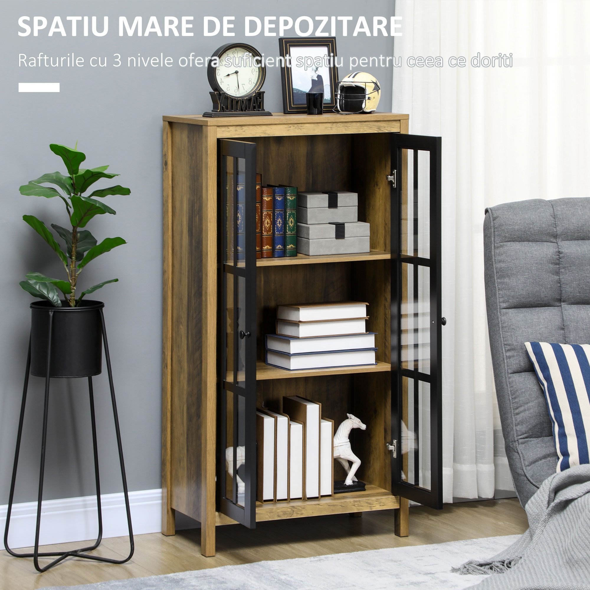  Dulap Bucatarie Modern - Usi din Sticla & Design Elegant [4]