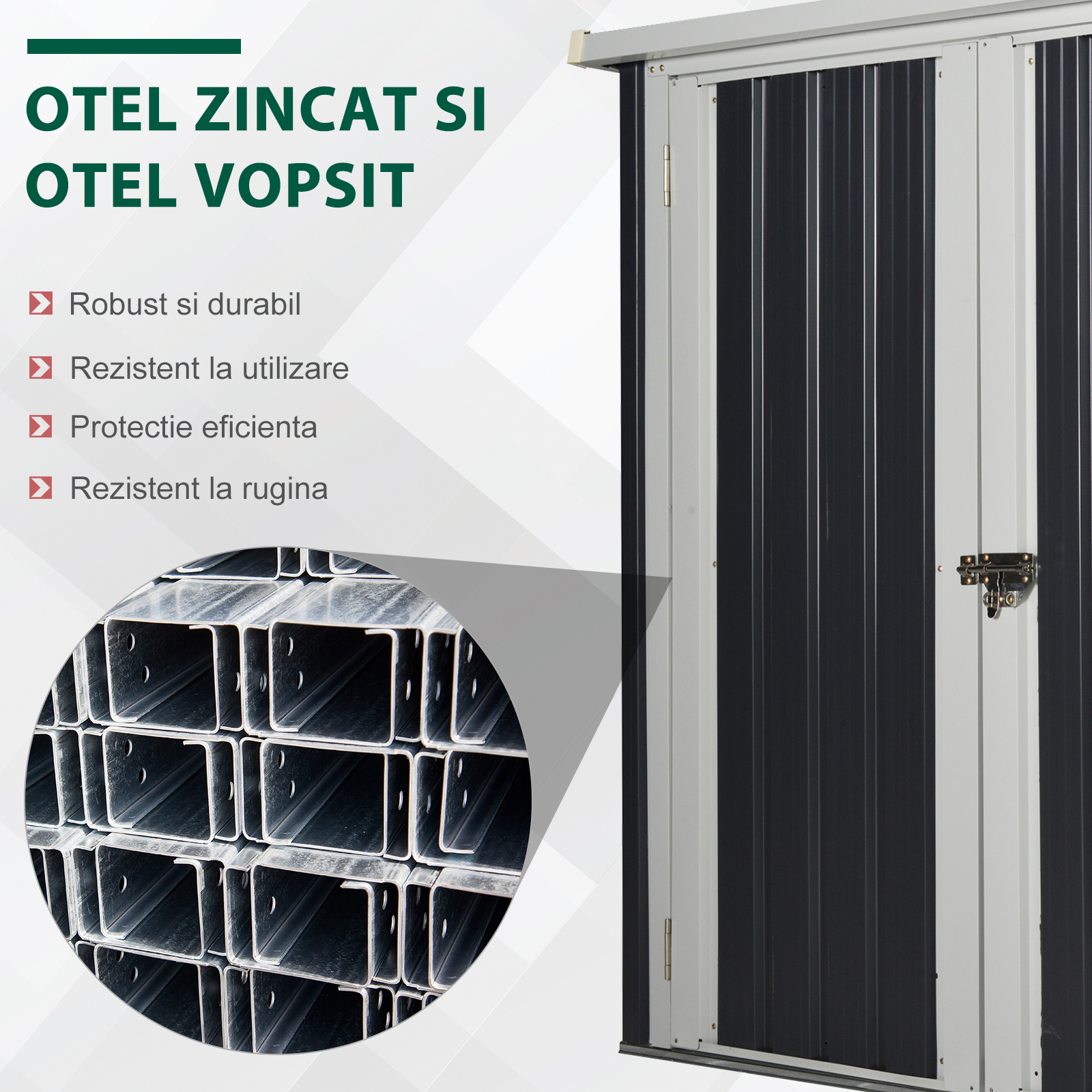  Magazie Otel 147×86×134 cm - Cu Usi Duble si Sistem Blocare [3]