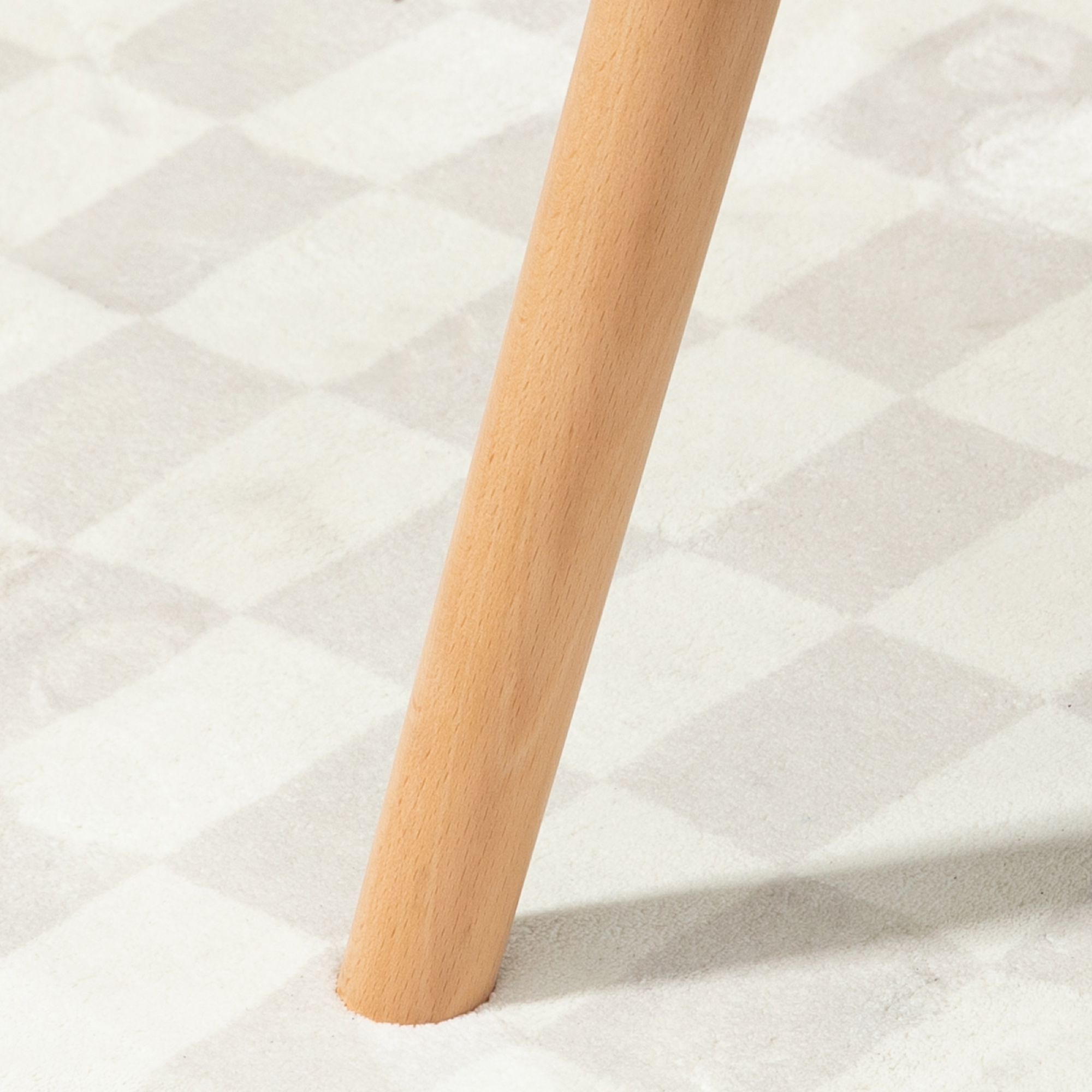  Scaun Decorativ Tapitat cu Brat & Spatar Capitonati - Dormitor [8]