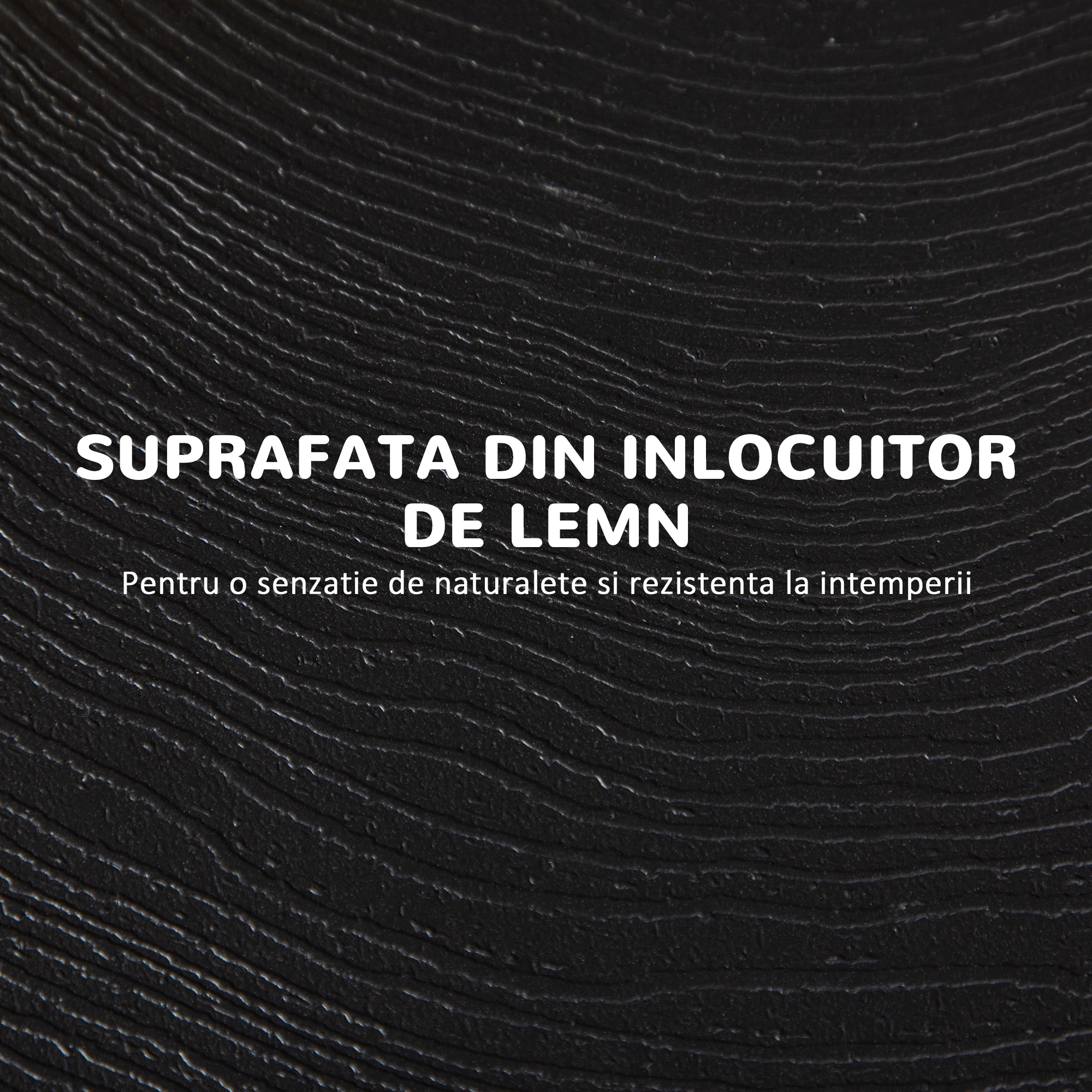  Masa de Gradina Rotunda si Pliabila din Otel si HDPE, Ø60x73 cm, Gri inchis [4]