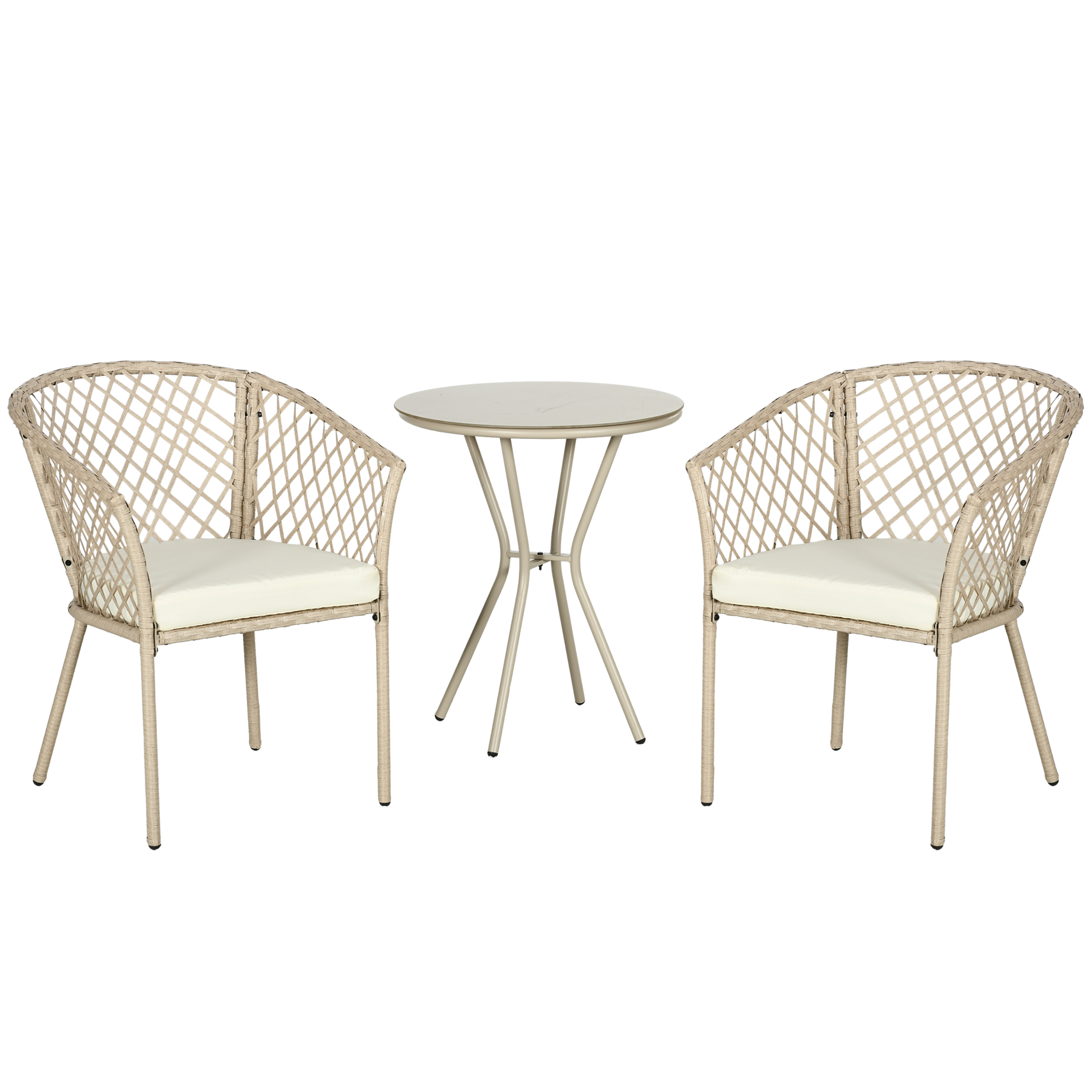 Gradina & balcon -  Set de Mobilier de Gradina din 3 piese din Ratan