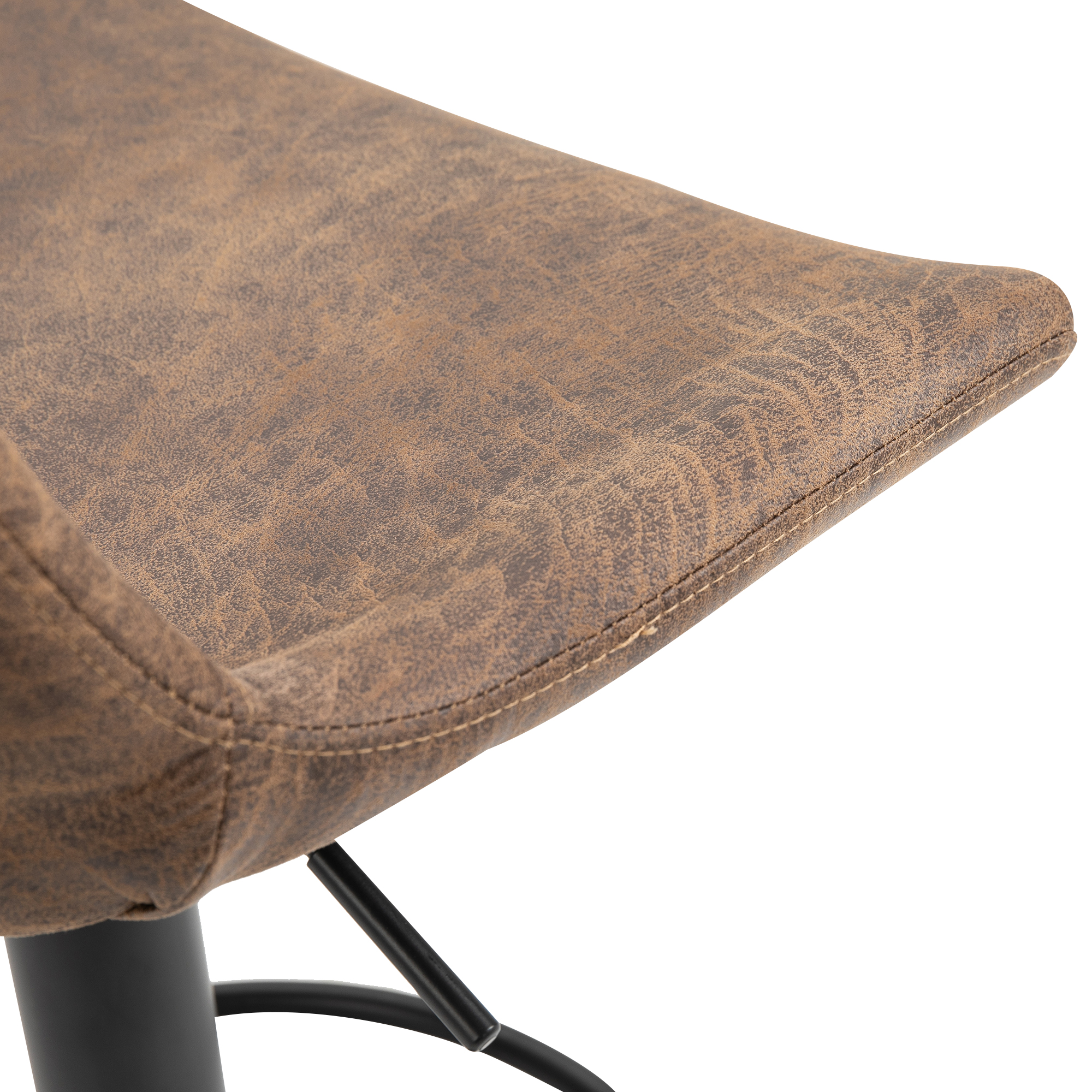  Set 2 Scaune de Bar - Reglabile, Rotative & Captusite [8]