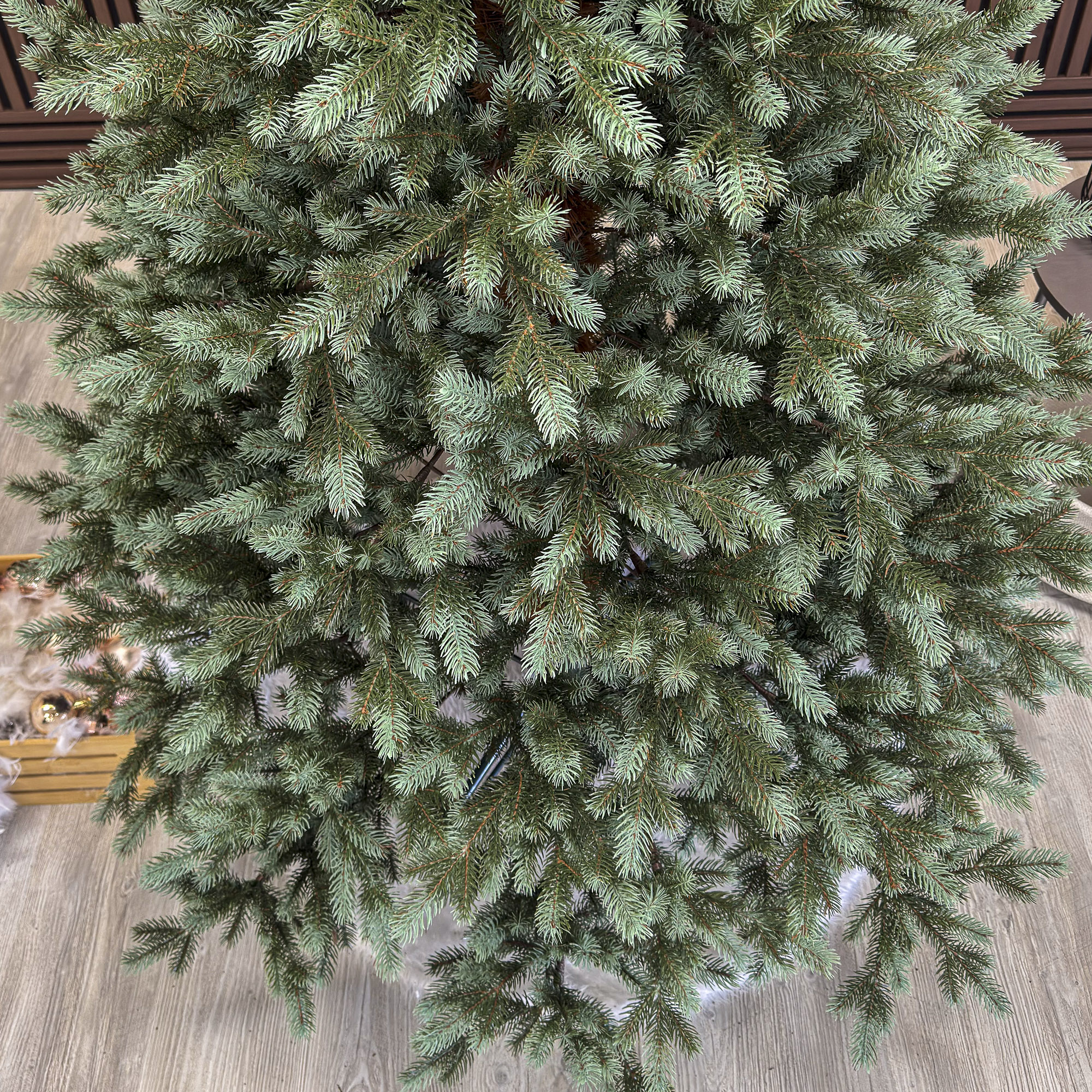 Brad artificial Sersimo, Hollandia, verde cu varfuri argintii, integral 3D, 180 cm [5]