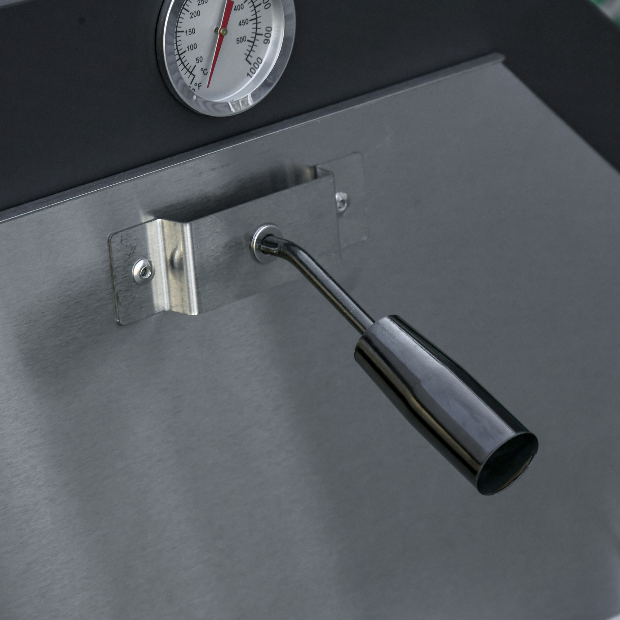  Cuptor Pizza & Gratar Carbuni 64×54×160 cm - Inox pentru Exterior [8]